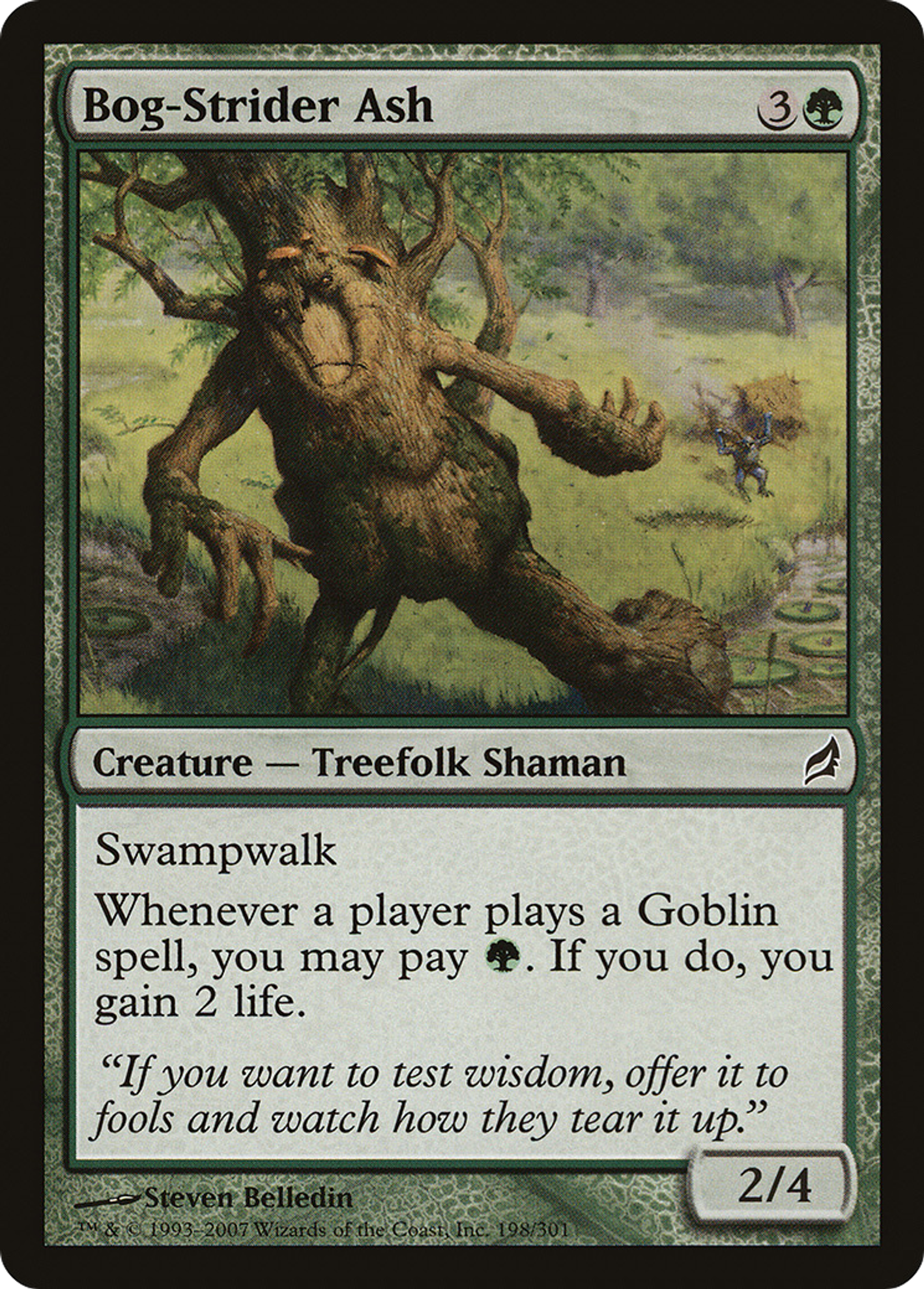 Bog-Strider Ash — Lorwyn — Magic: The Gathering