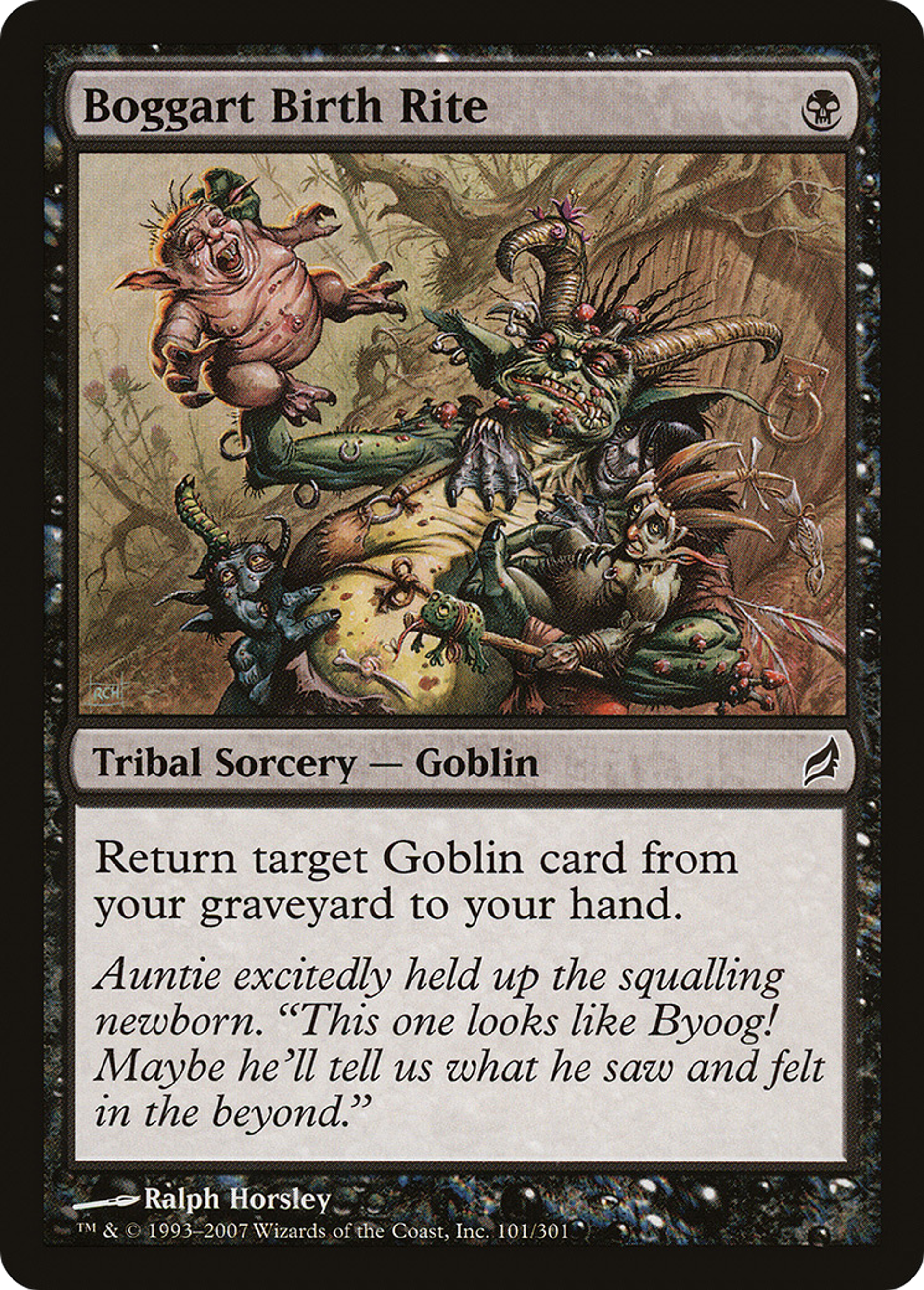 Boggart Birth Rite — Lorwyn — Magic: The Gathering