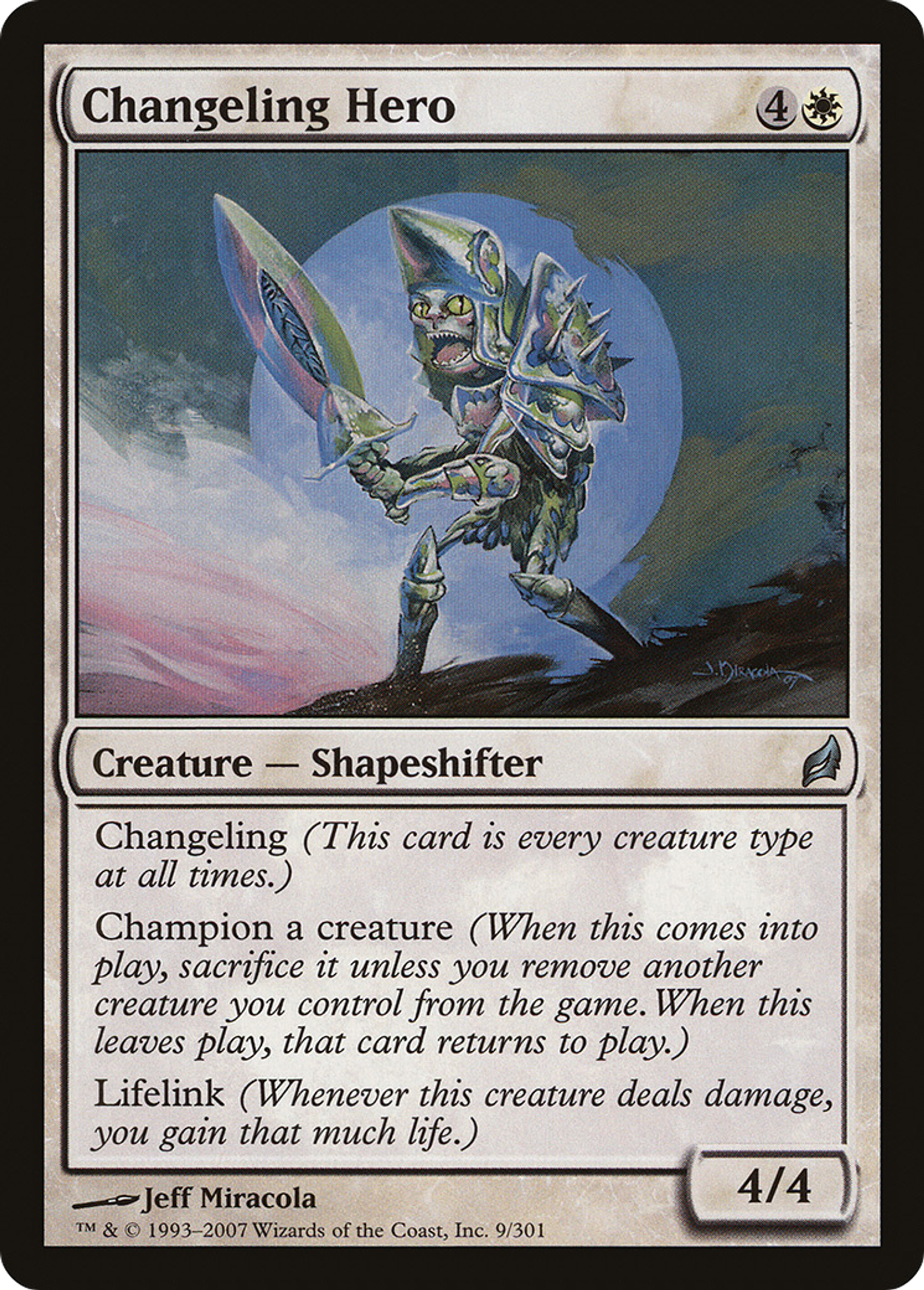 Héros changelin — Lorwyn — Magic: The Gathering