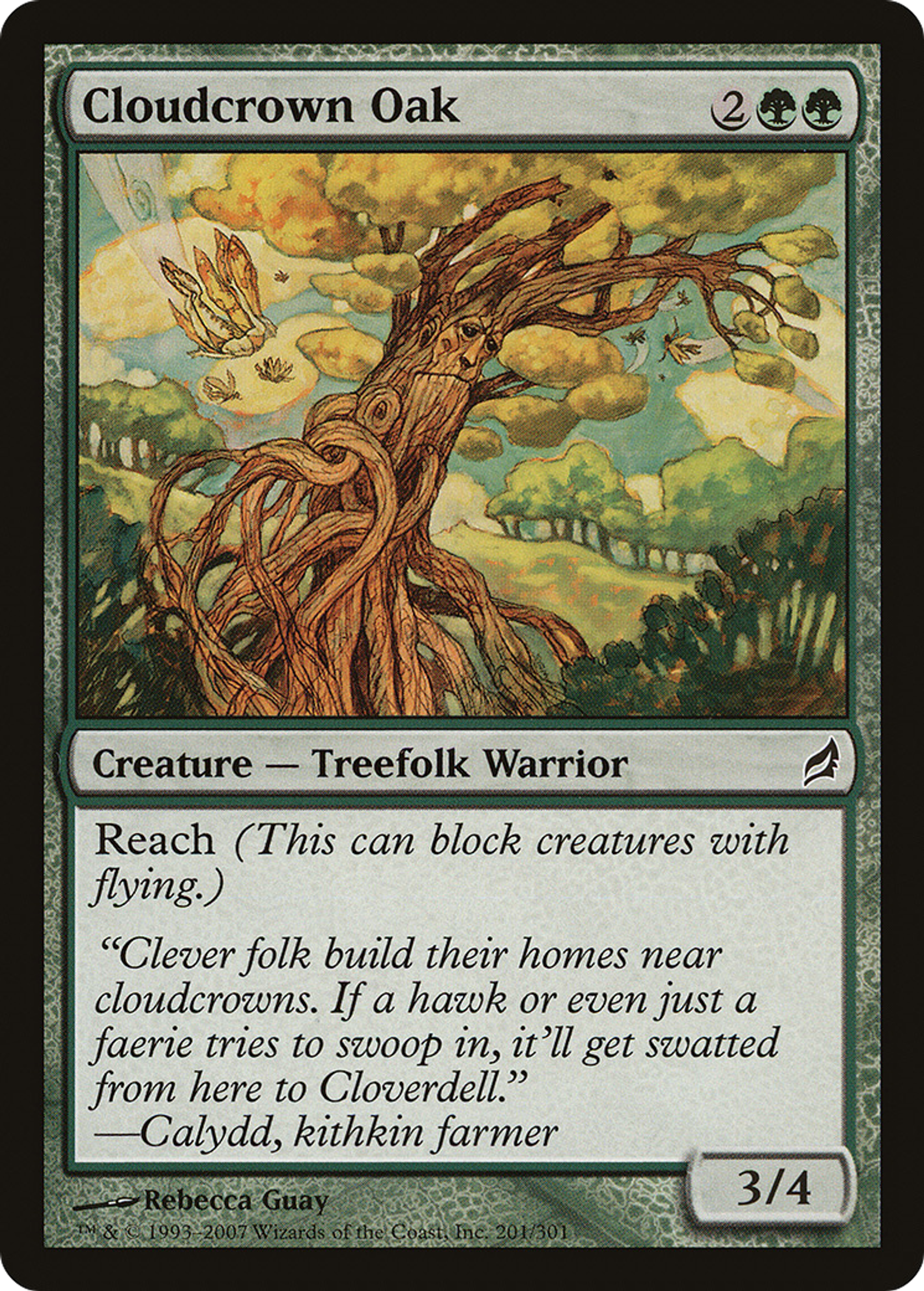 Cloudcrown Oak — Lorwyn — Magic: The Gathering