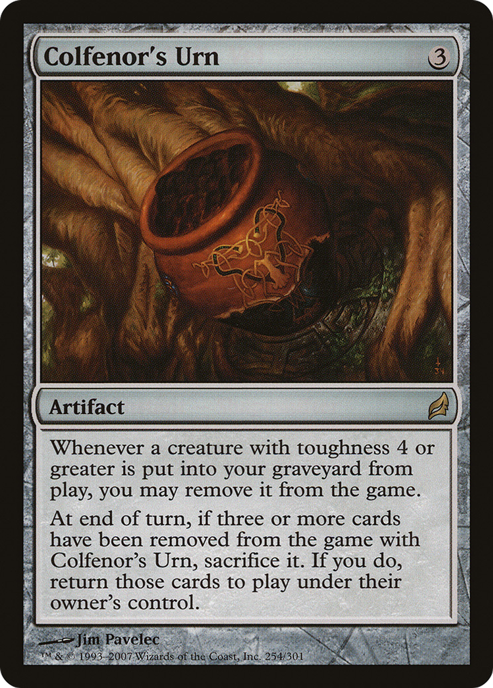 Colfenor's Urn — Lorwyn — Magic: The Gathering