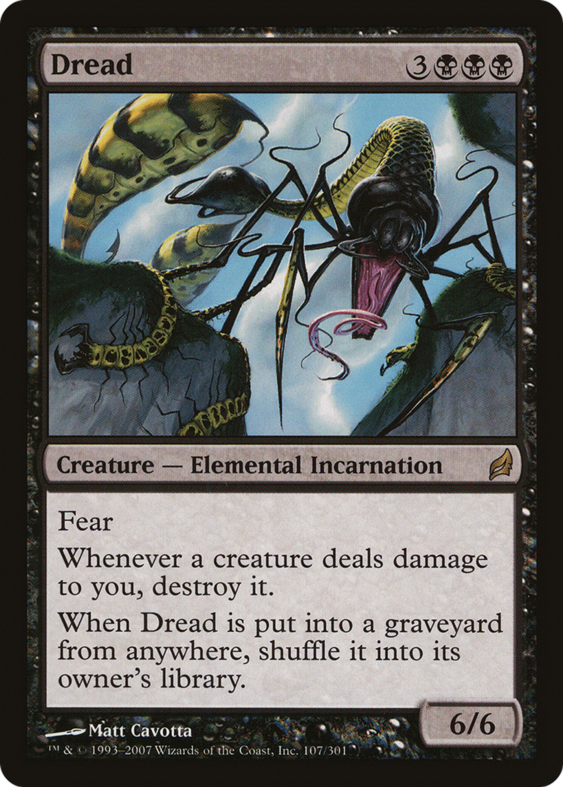 Dread — Lorwyn — Magic: The Gathering