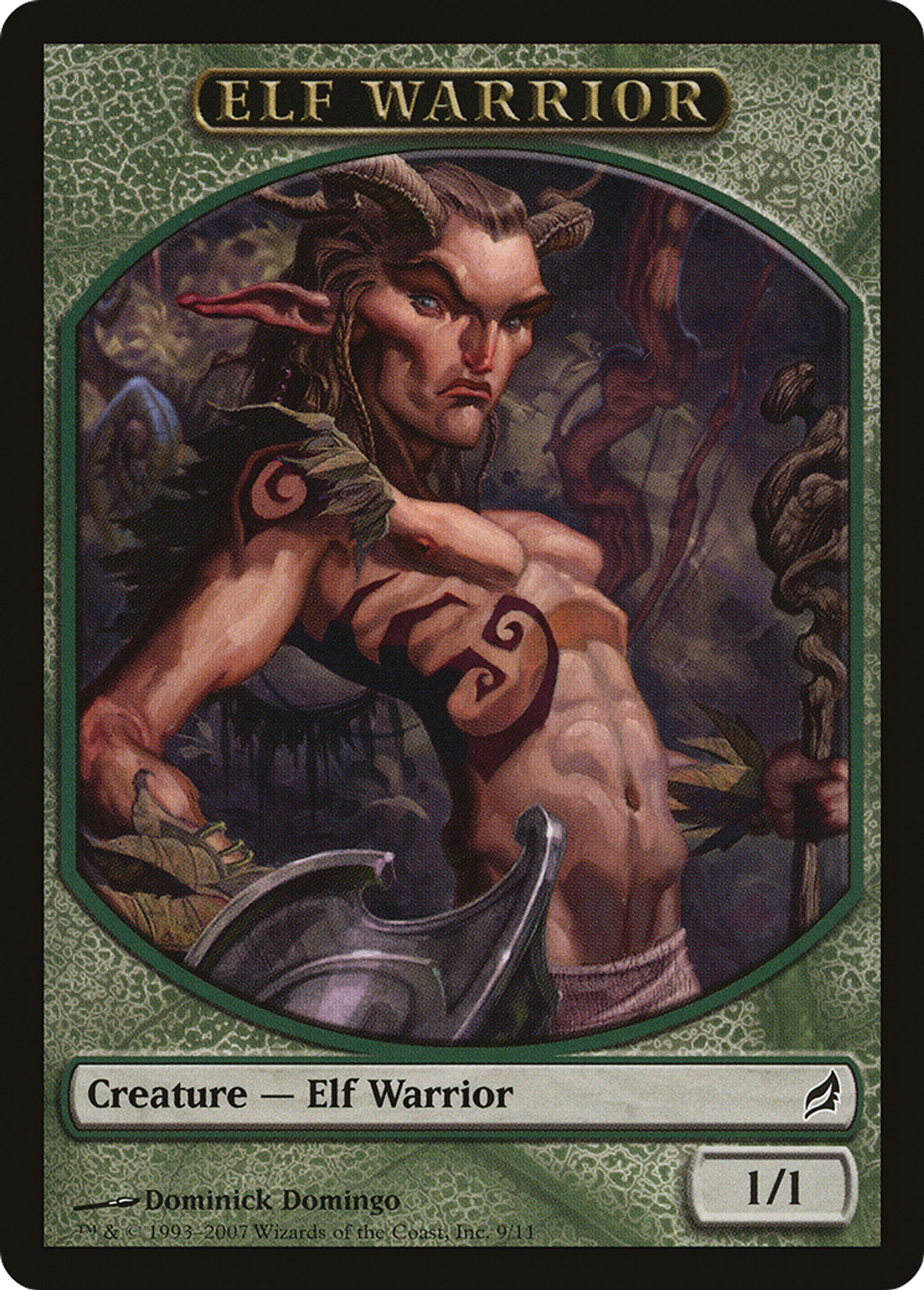 Elf Warrior — Lorwyn — Magic: The Gathering
