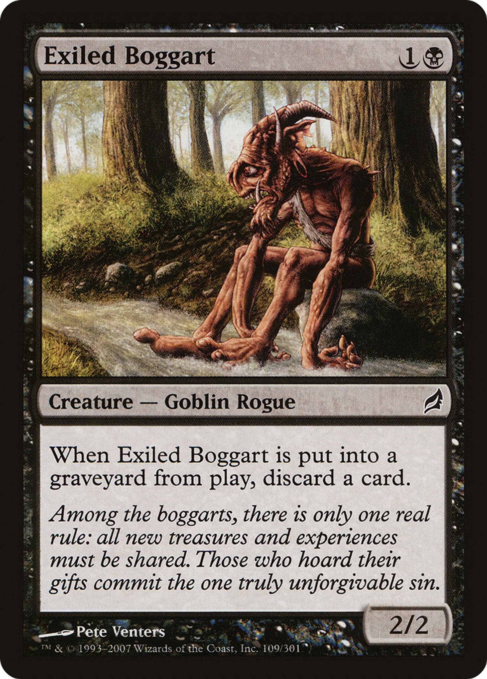 Exiled Boggart — Lorwyn — Magic: The Gathering