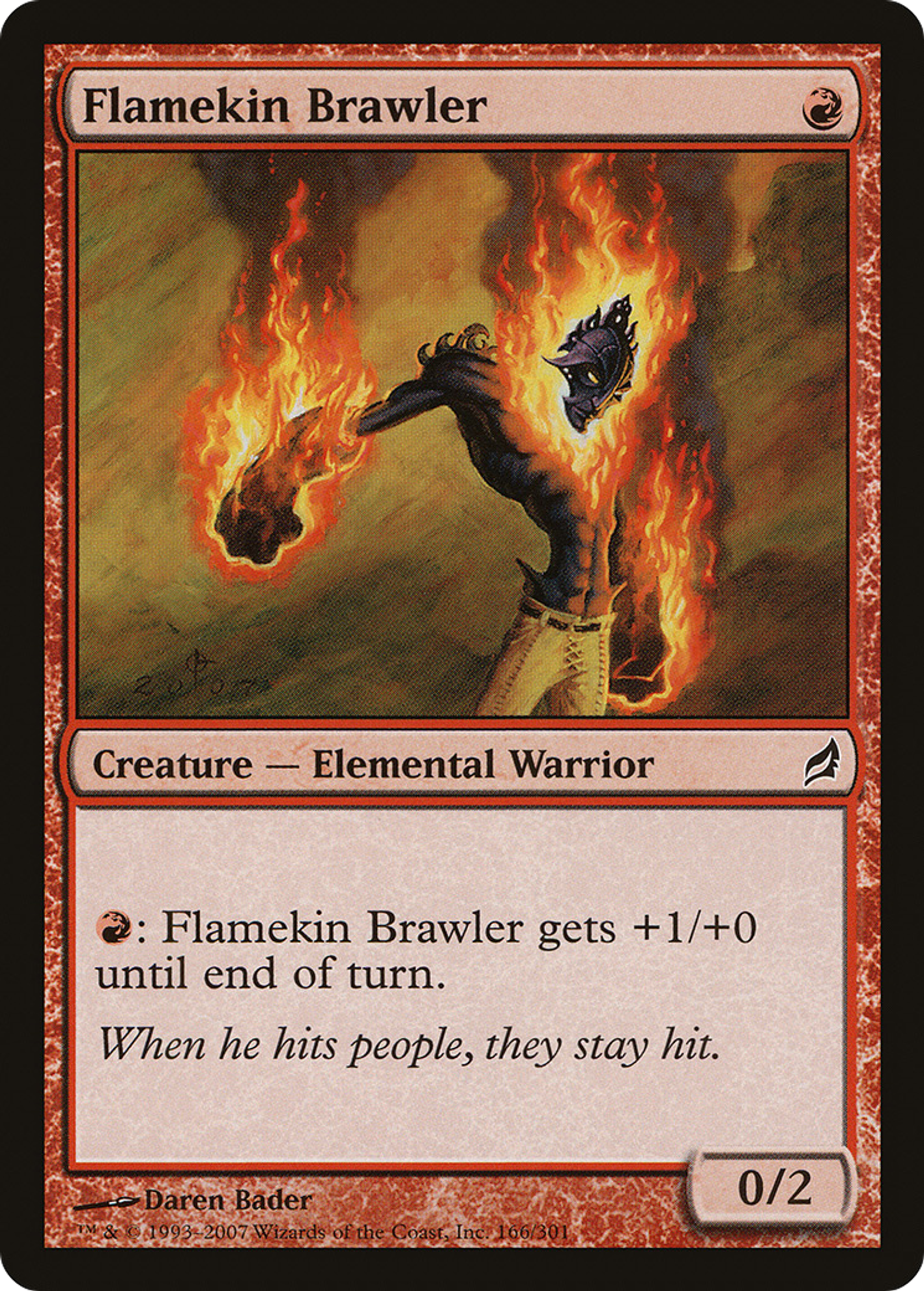 Flamekin Brawler — Lorwyn — Magic: The Gathering