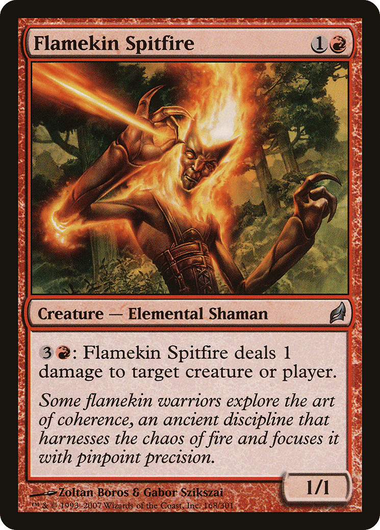 Flamekin Spitfire — Lorwyn — Magic: The Gathering
