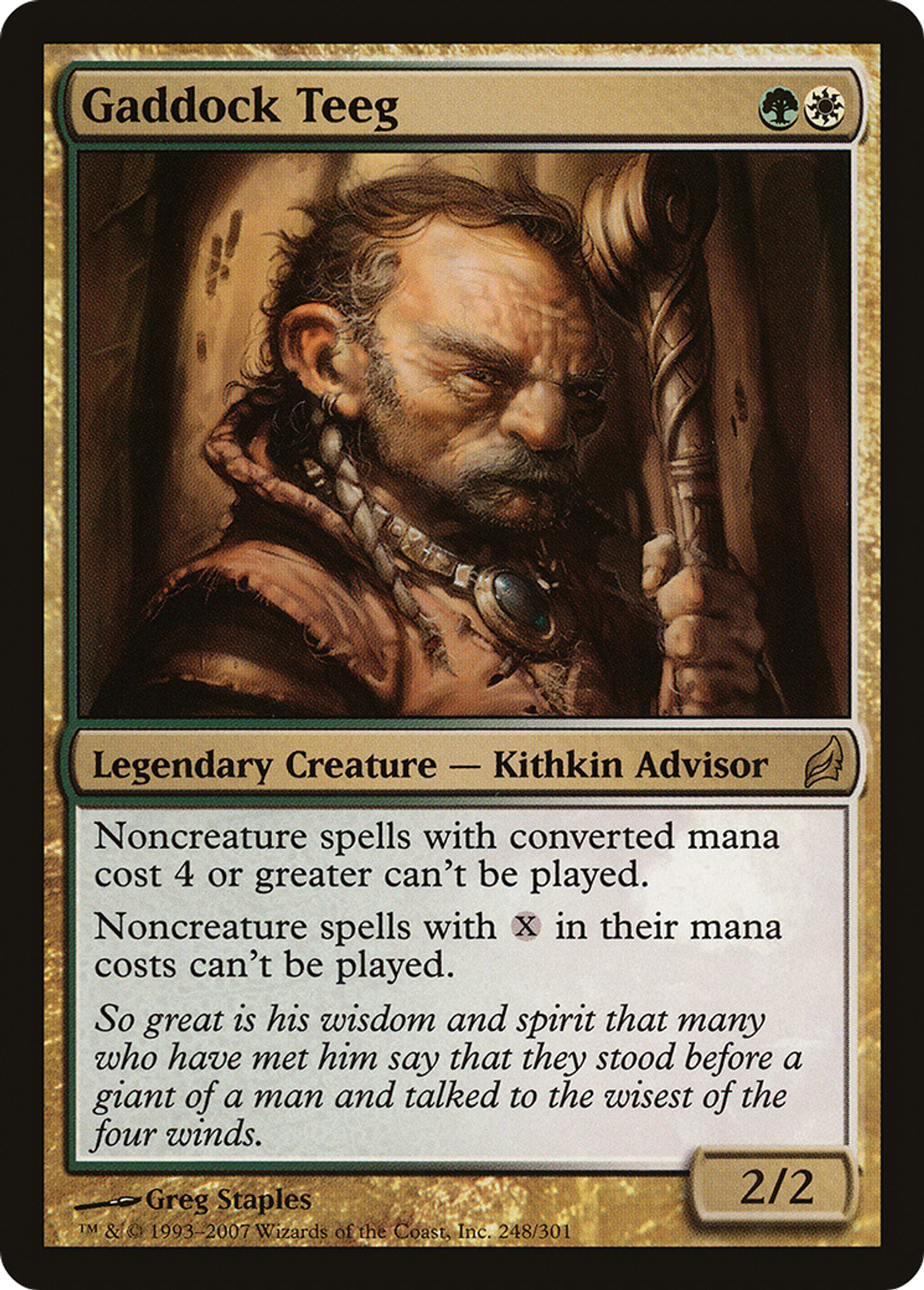 Gaddock Teeg — Lorwyn — Magic: The Gathering