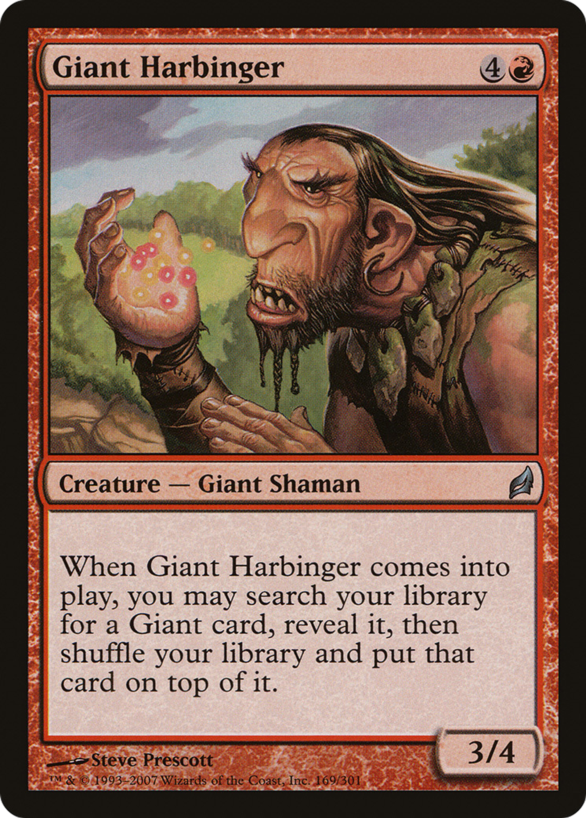 Annonciateur géant — Lorwyn — Magic: The Gathering