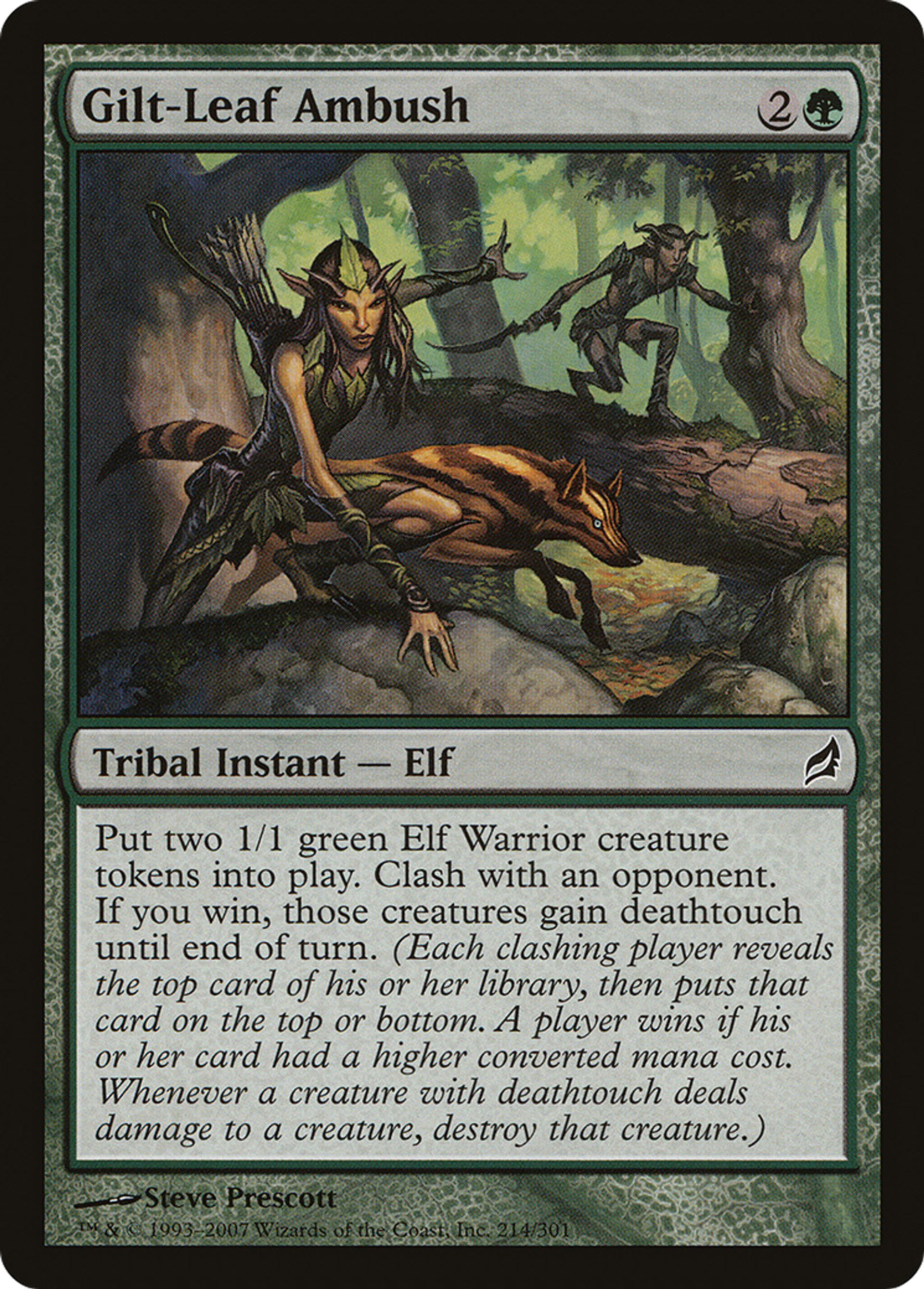 Gilt-Leaf Ambush — Lorwyn — Magic: The Gathering