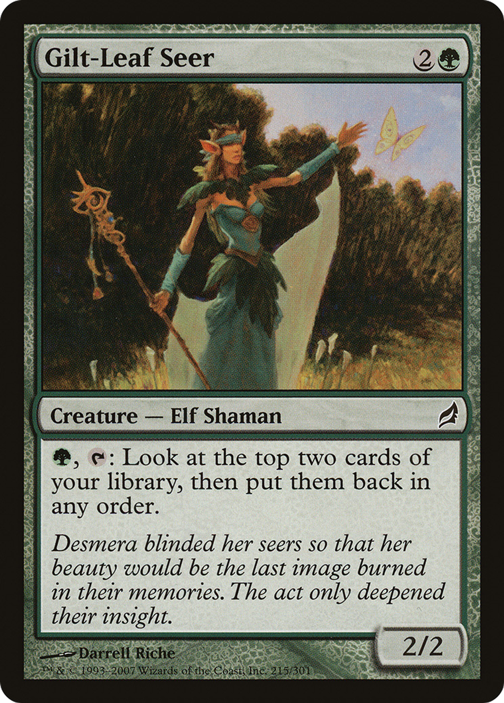 Gilt-Leaf Seer — Lorwyn — Magic: The Gathering