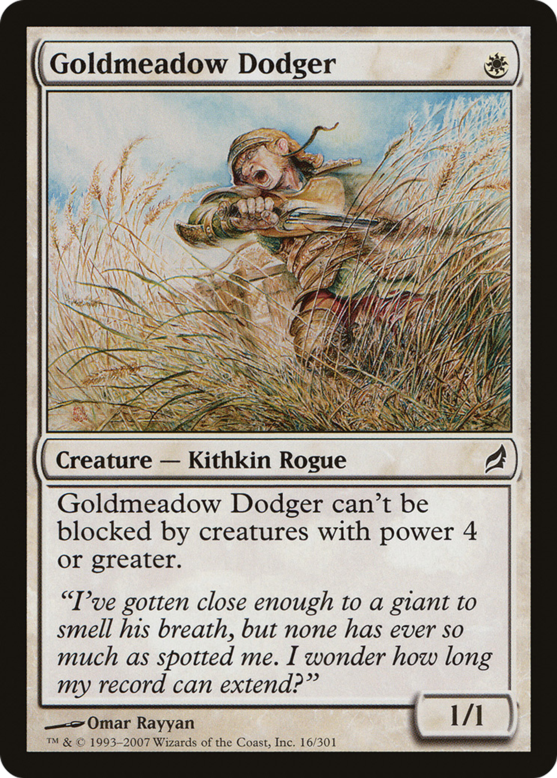 Goldmeadow Dodger — Lorwyn — Magic: The Gathering
