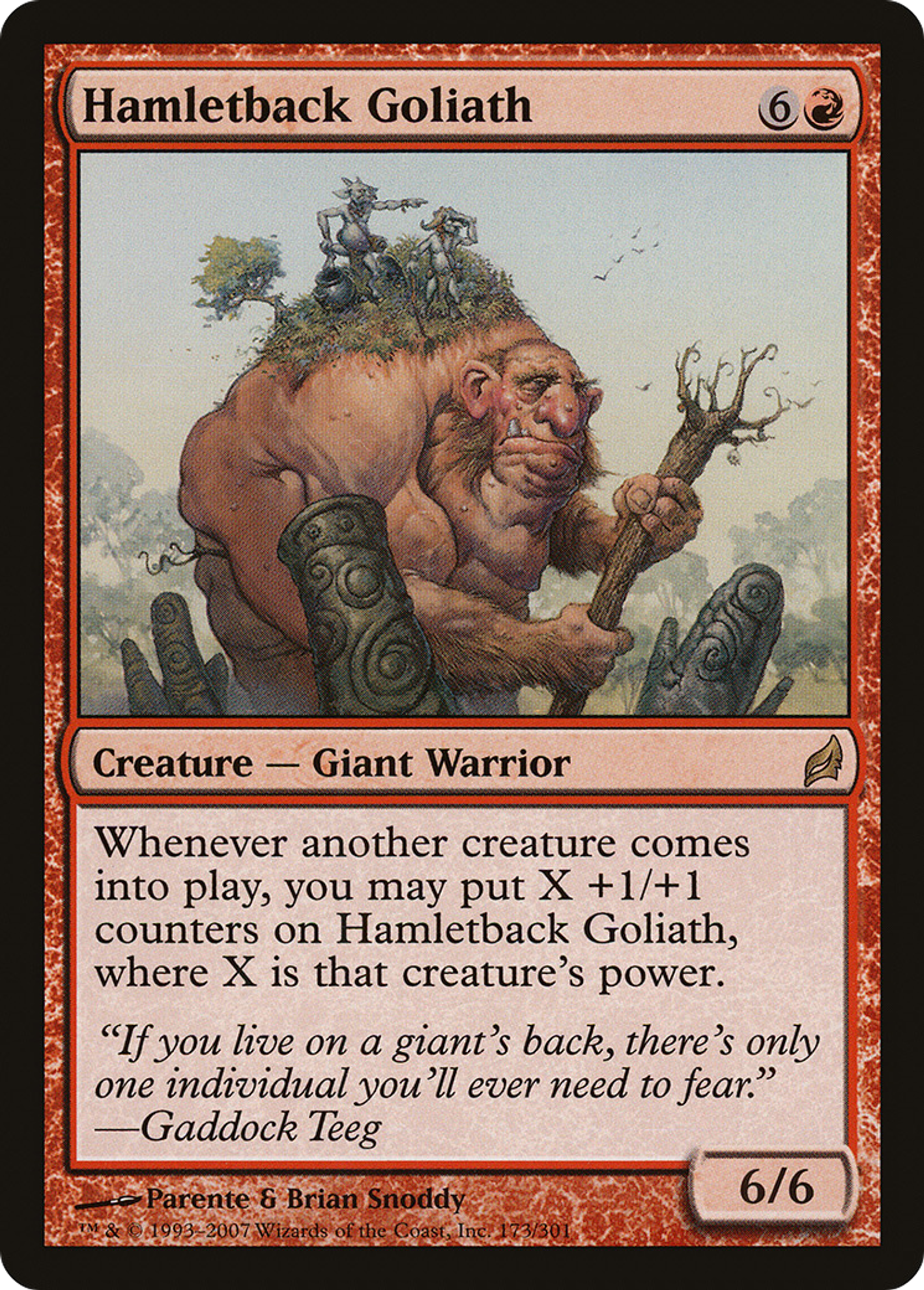 Hamletback Goliath — Lorwyn — Magic: The Gathering