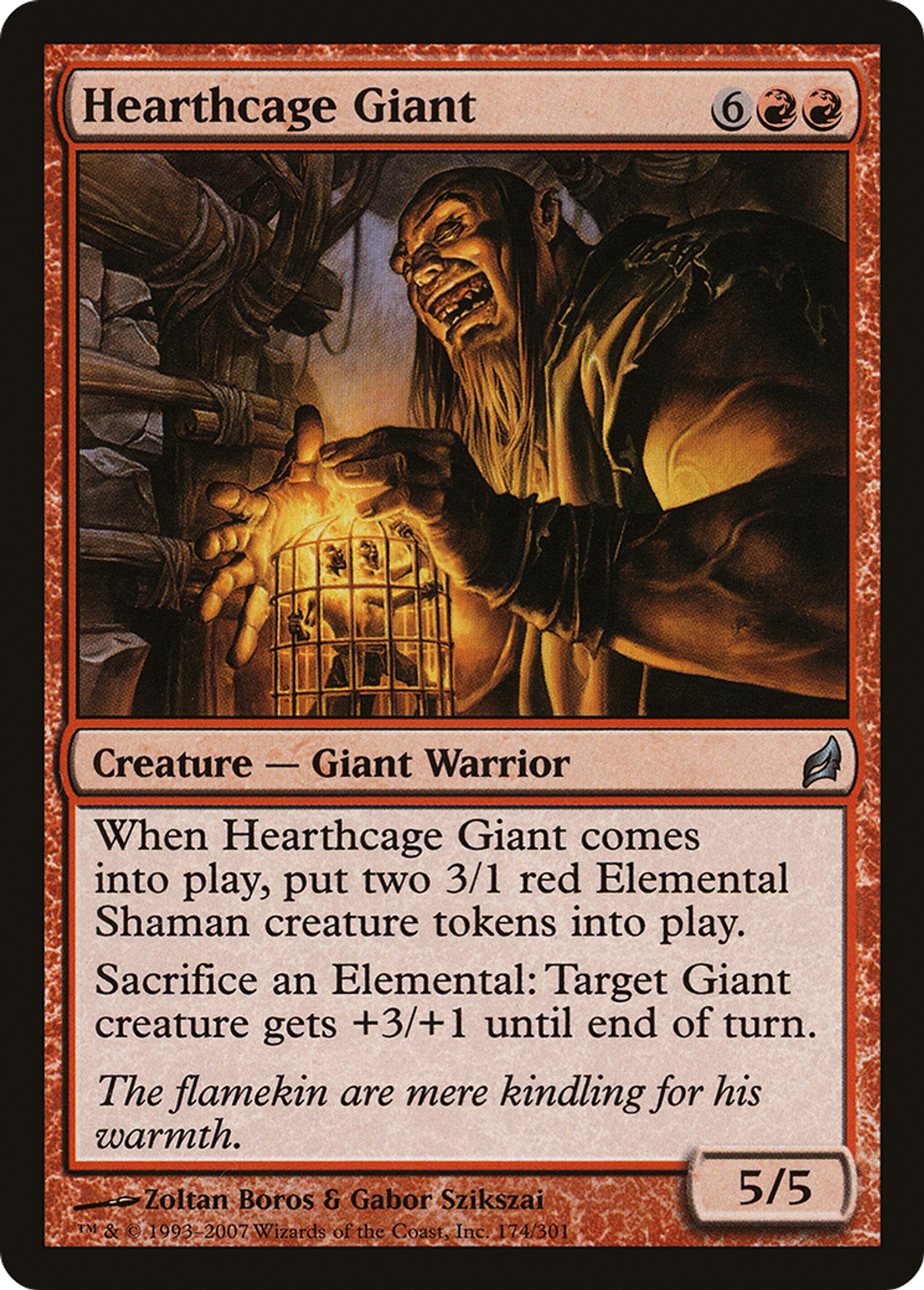 Hearthcage Giant — Lorwyn — Magic: The Gathering