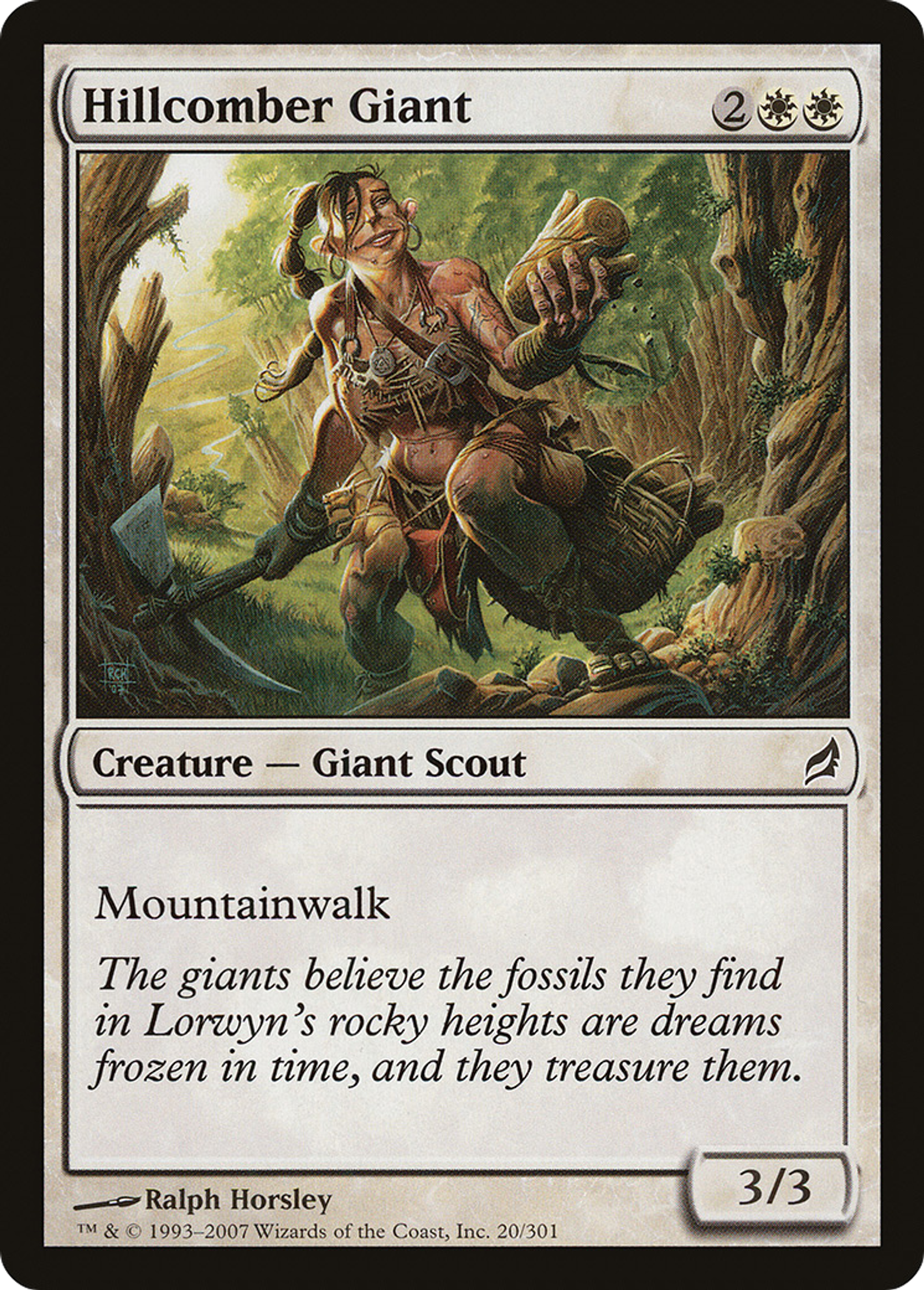 Hillcomber Giant — Lorwyn — Magic: The Gathering