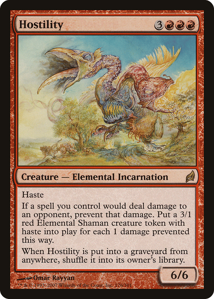 Hostility — Lorwyn — Magic: The Gathering