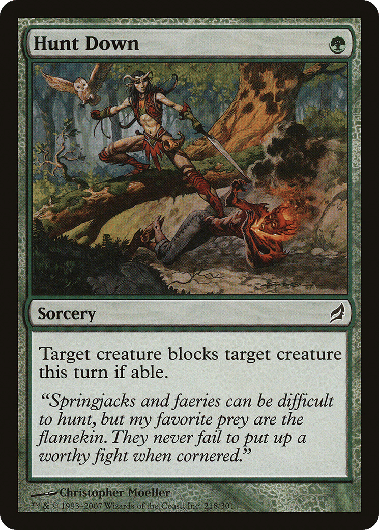 Hunt Down — Lorwyn — Magic: The Gathering