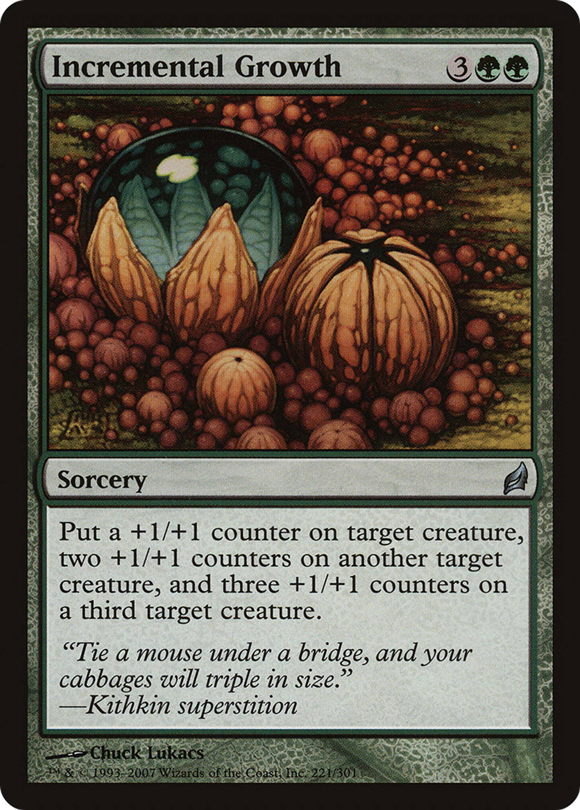 Incremental Growth — Lorwyn — Magic: The Gathering