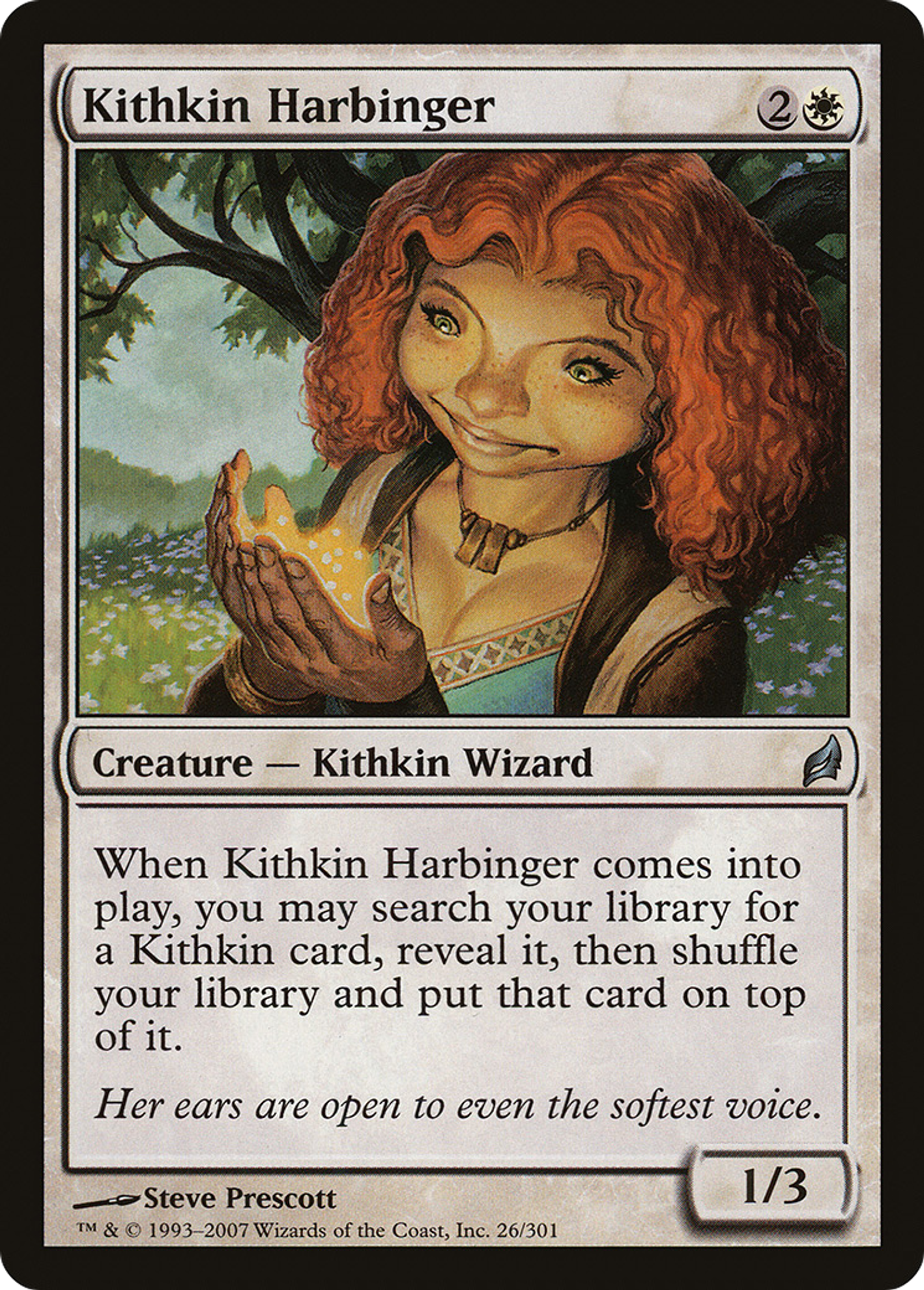 Kithkin Harbinger — Lorwyn — Magic: The Gathering