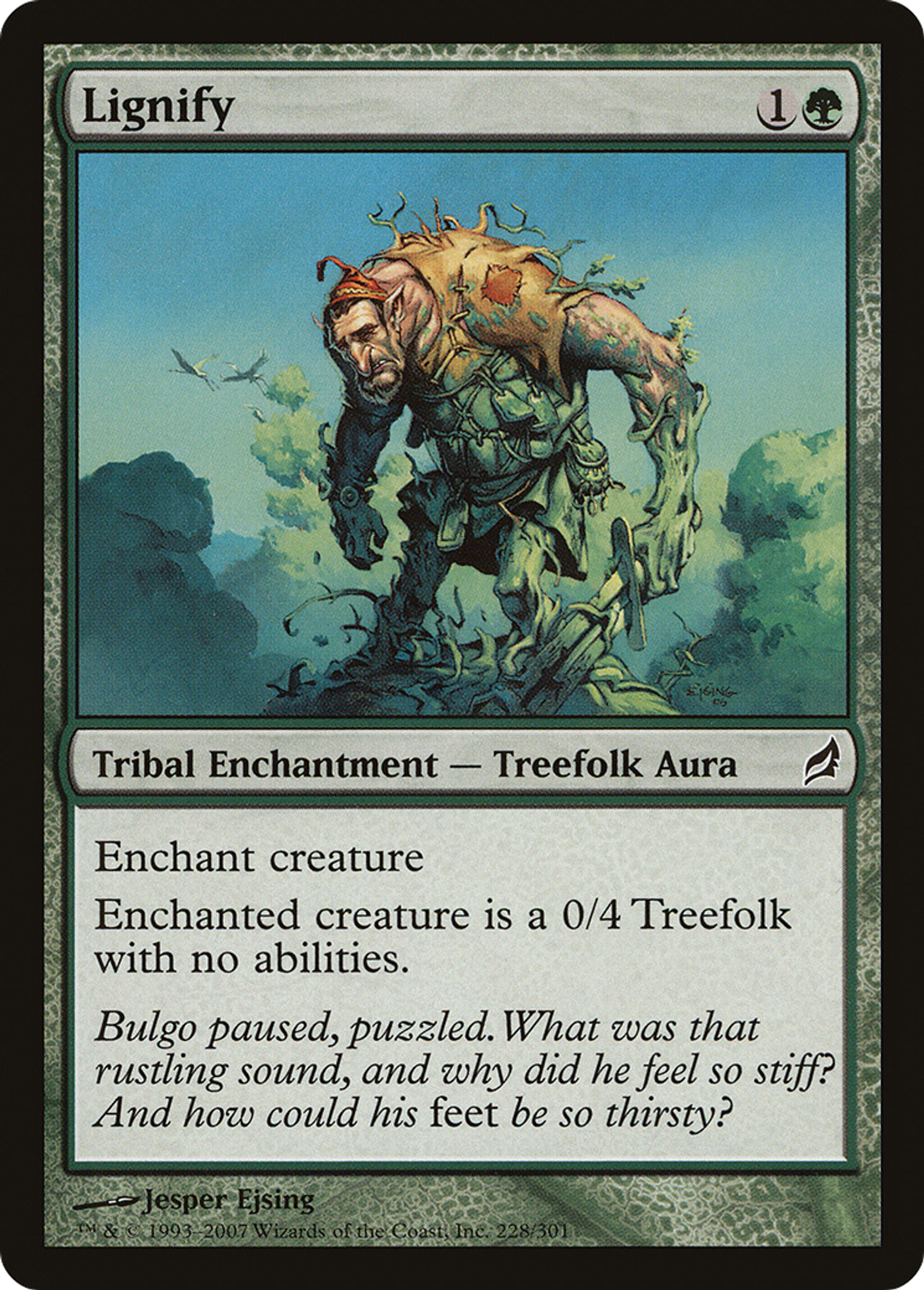 Lignify — Lorwyn — Magic: The Gathering