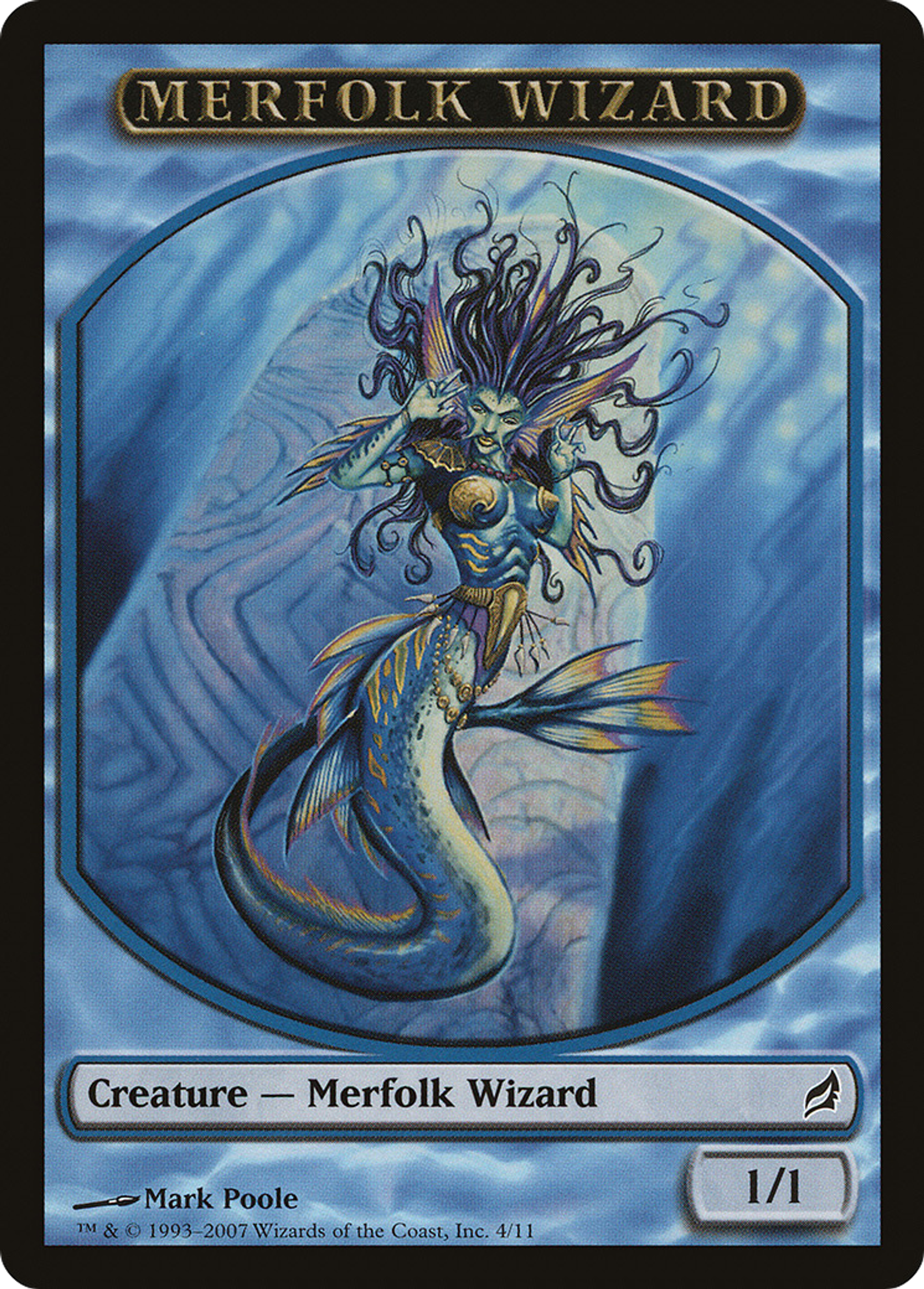 Merfolk Wizard — Lorwyn — Magic: The Gathering