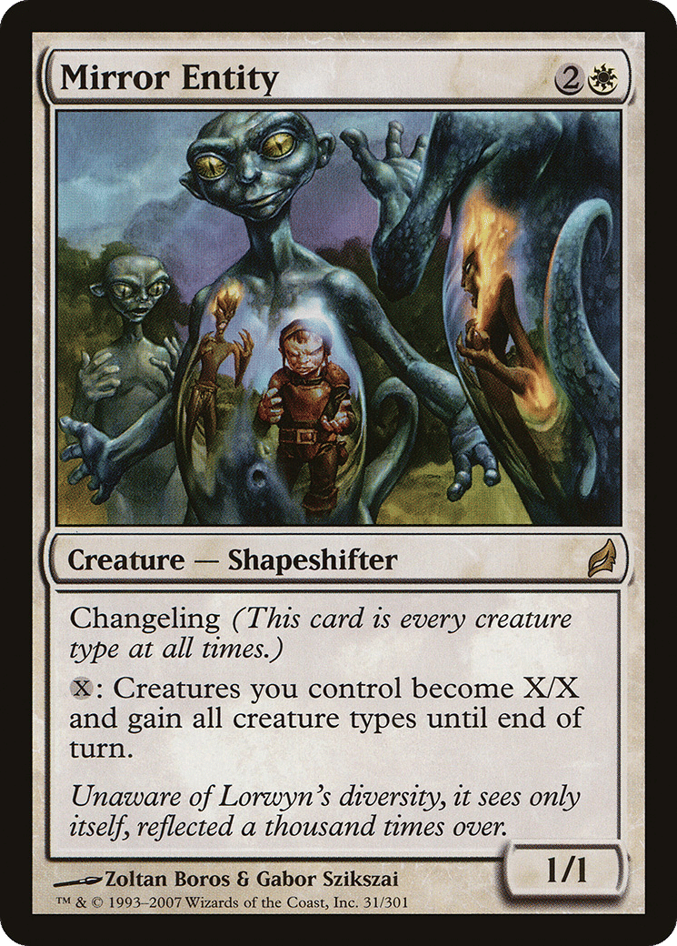 Mirror Entity — Lorwyn — Magic: The Gathering