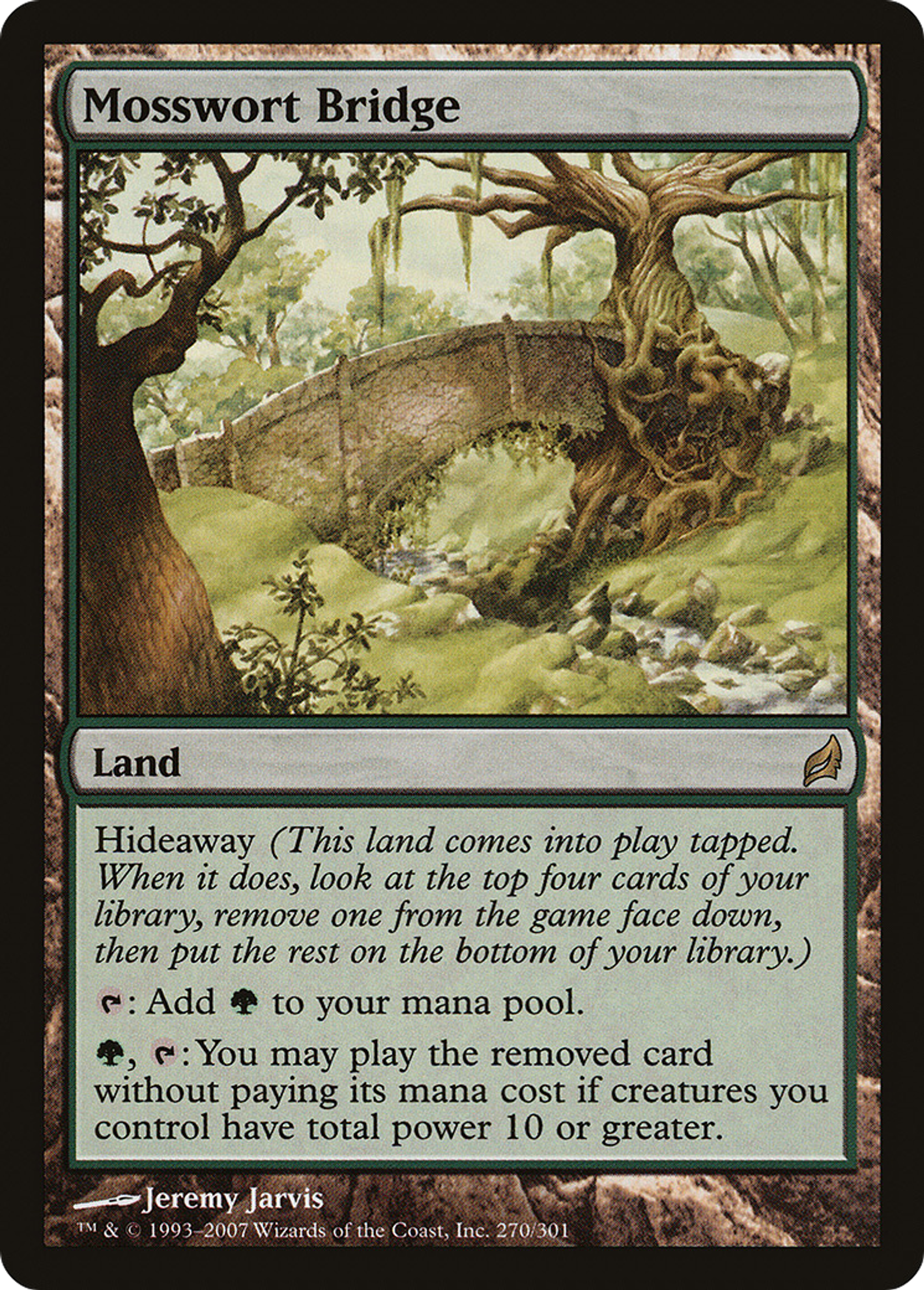 Mosswort Bridge — Lorwyn — Magic: The Gathering