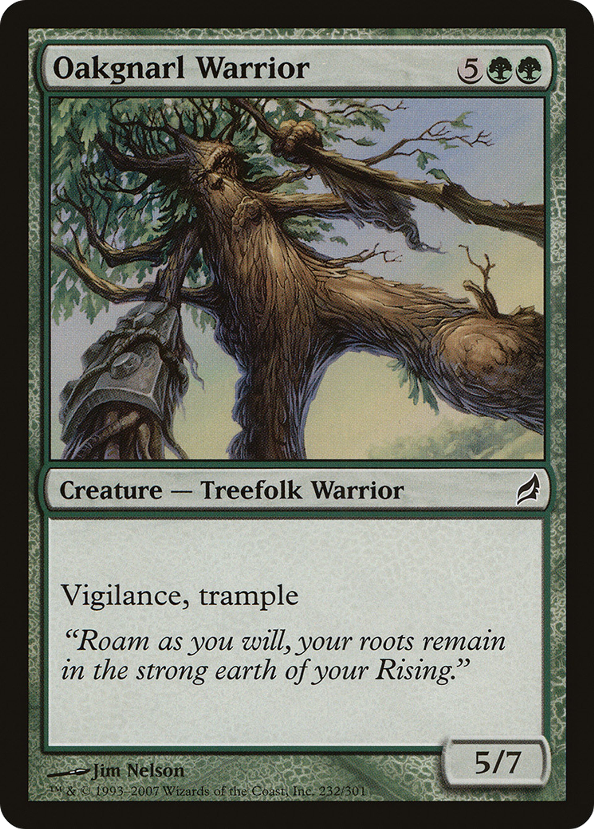 Oakgnarl Warrior — Lorwyn — Magic: The Gathering