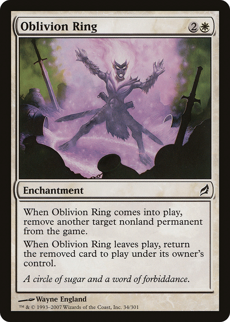 Oblivion Ring — Lorwyn — Magic: The Gathering