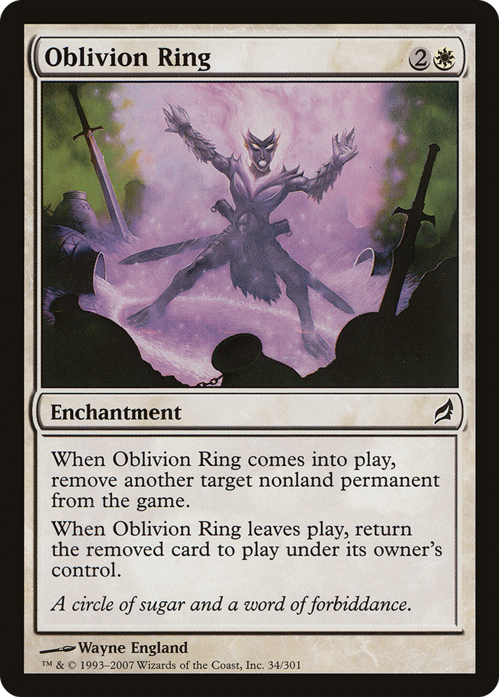 Cercle de l'oubli — Lorwyn — Magic: The Gathering