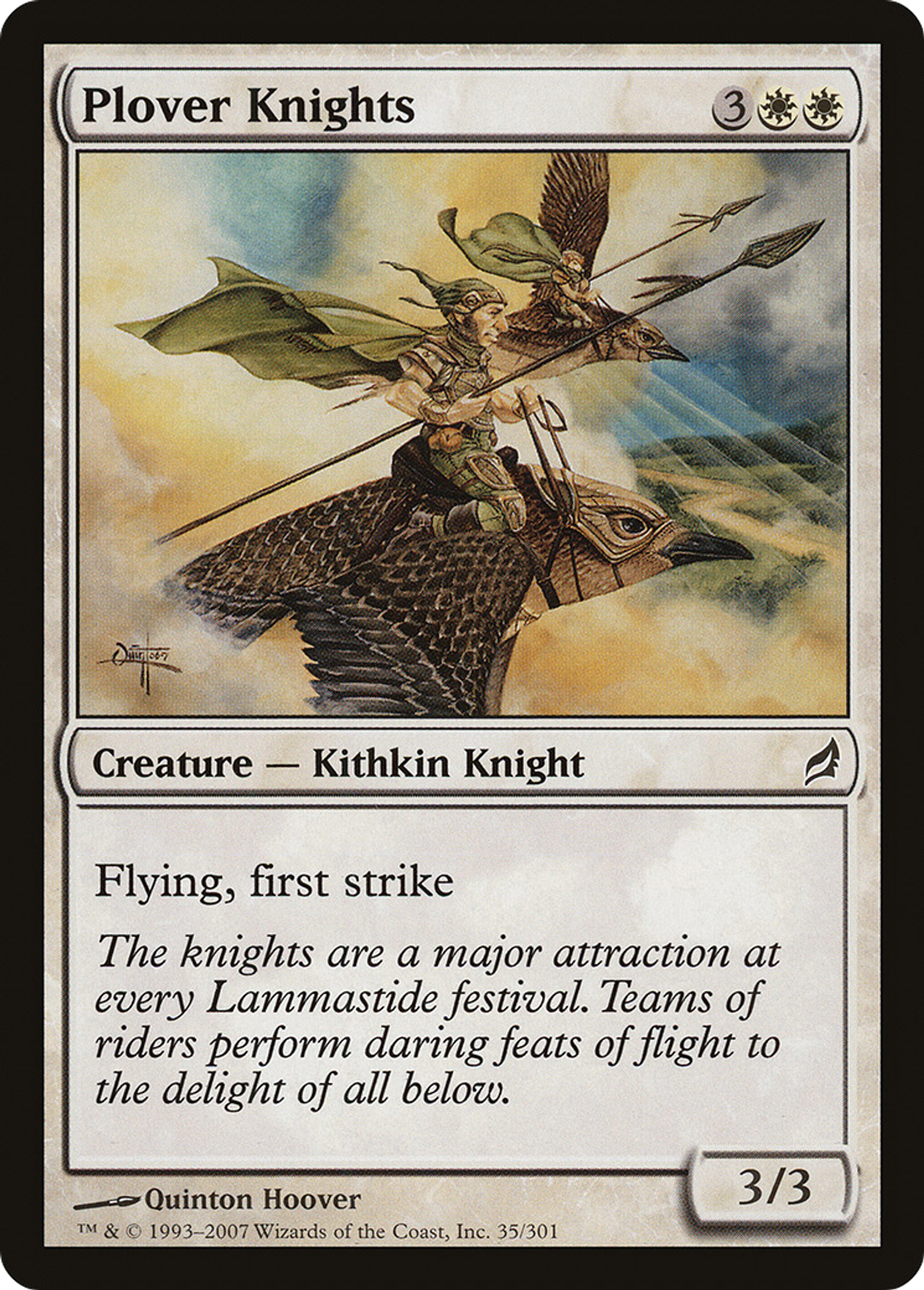 Plover Knights — Lorwyn — Magic: The Gathering