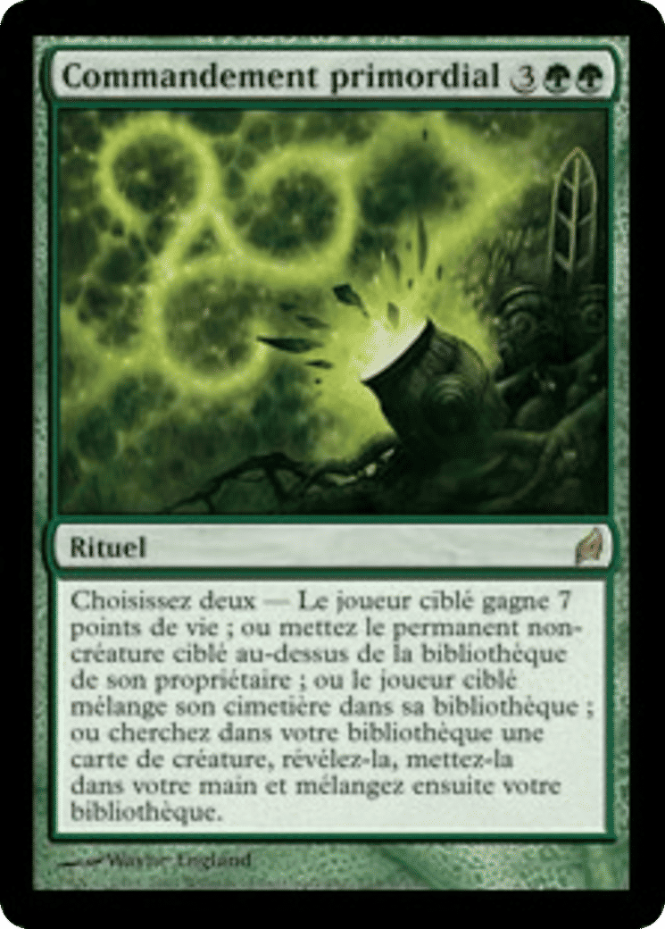 Commandement primordial — Lorwyn — Magic: The Gathering