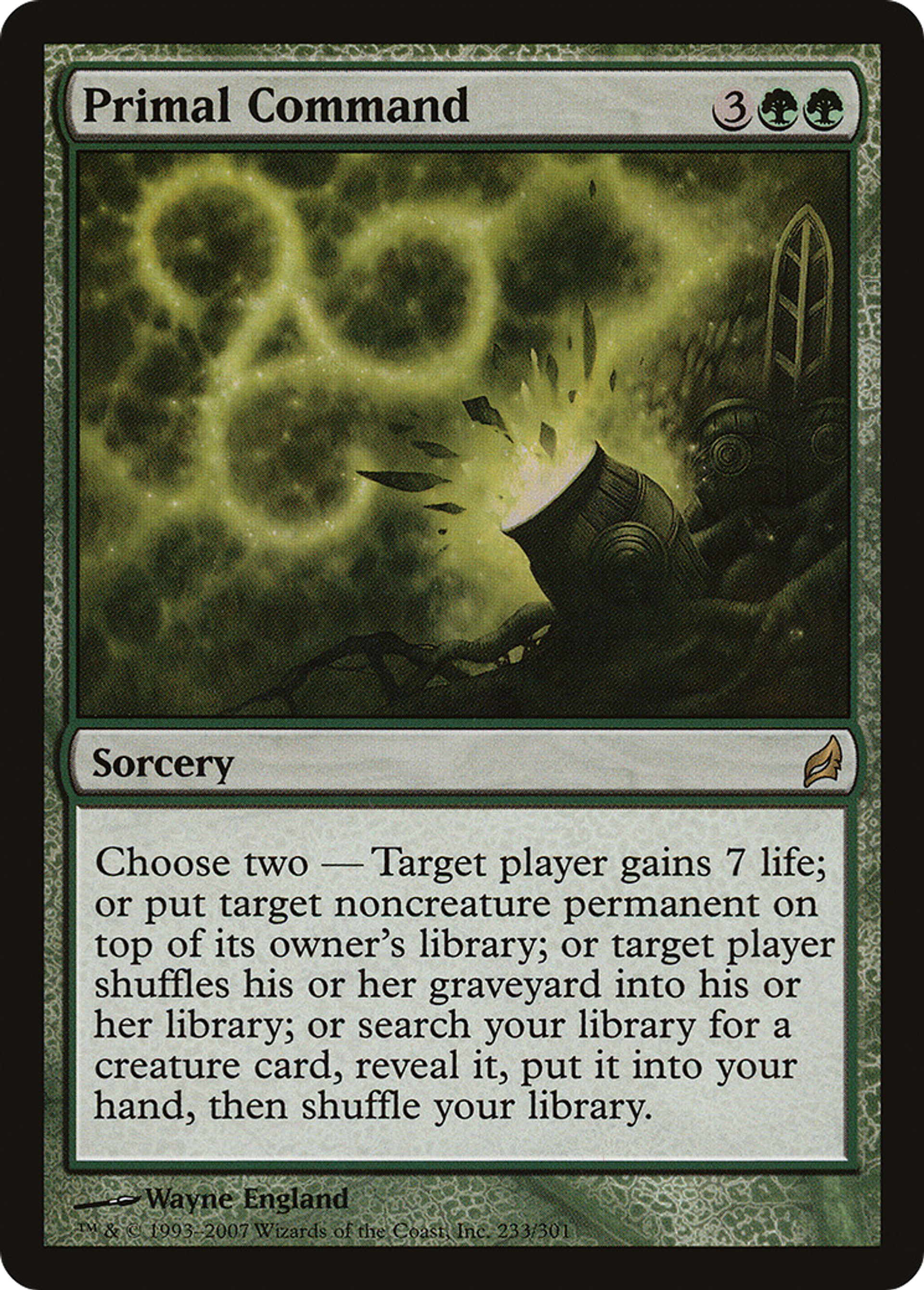 Primal Command — Lorwyn — Magic: The Gathering