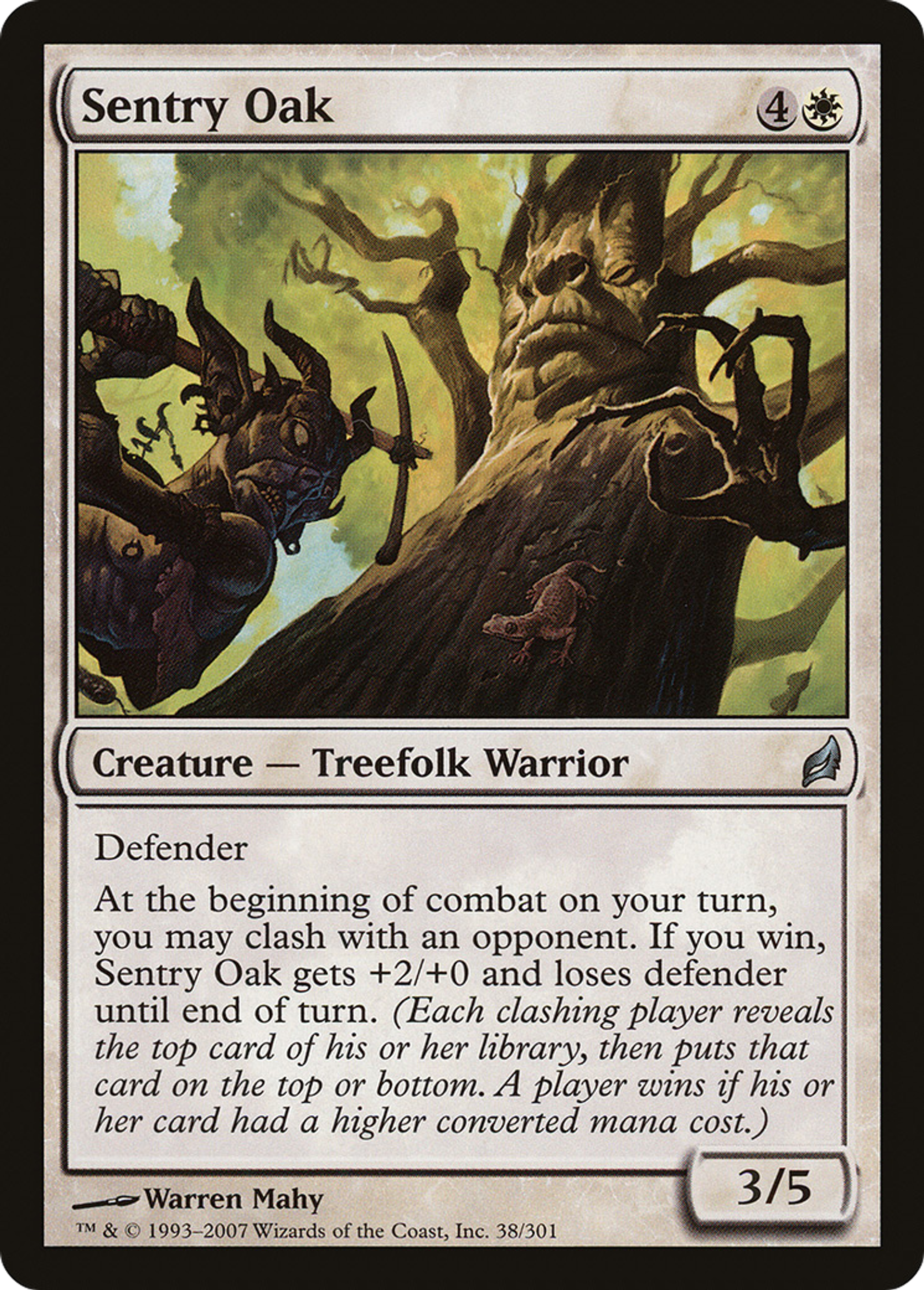 Sentry Oak — Lorwyn — Magic: The Gathering