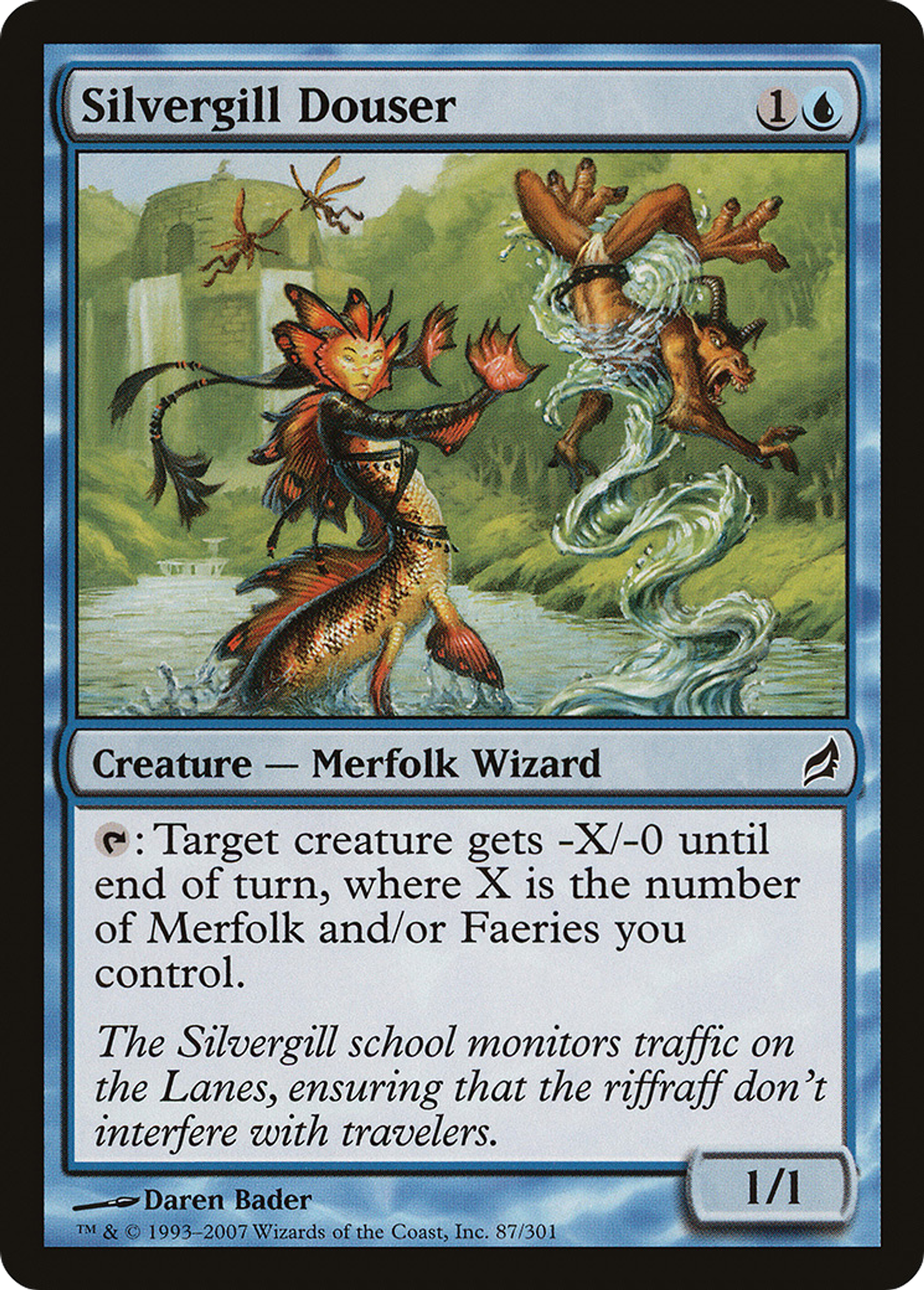 Silvergill Douser — Lorwyn — Magic: The Gathering