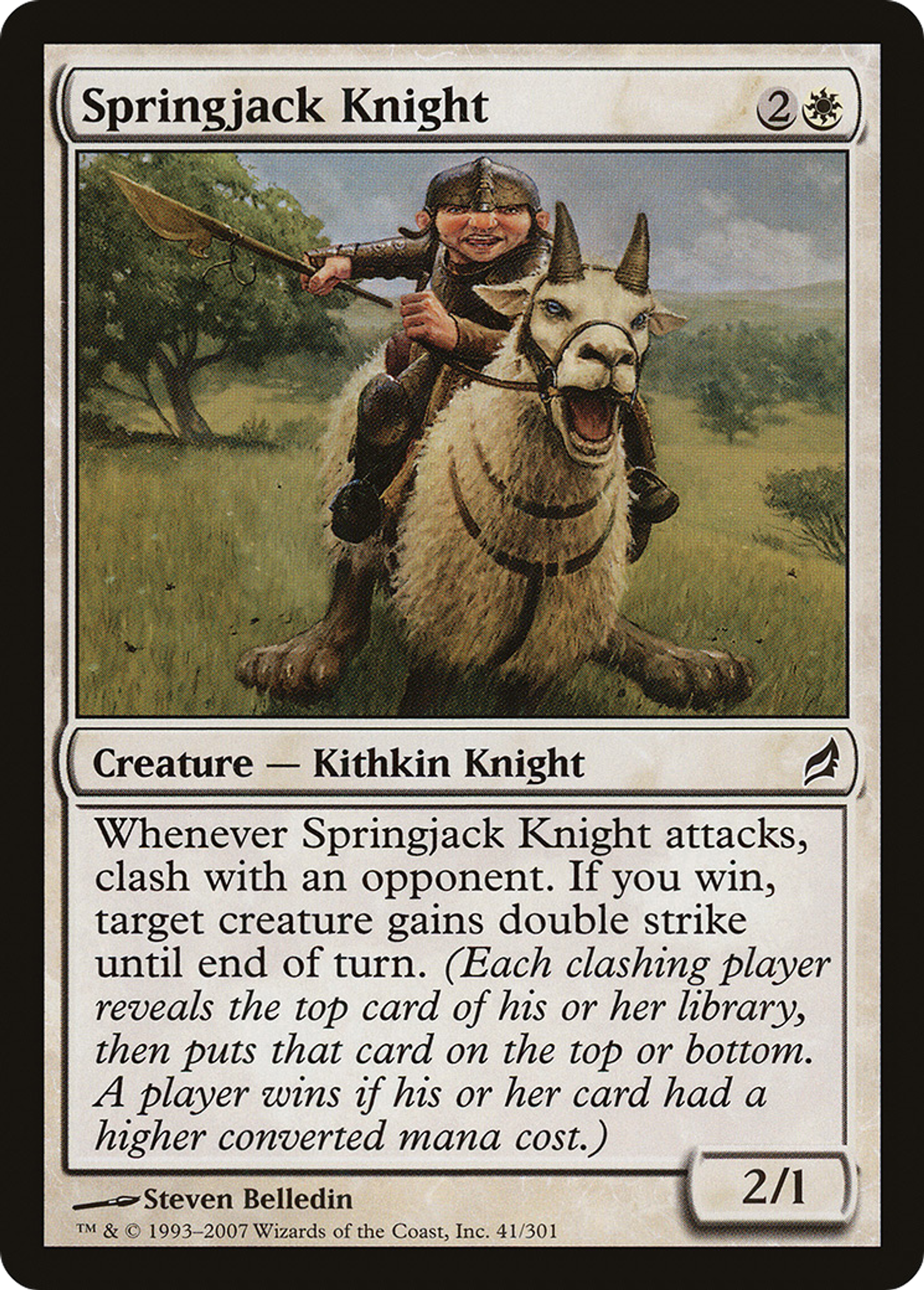 Springjack Knight — Lorwyn — Magic: The Gathering