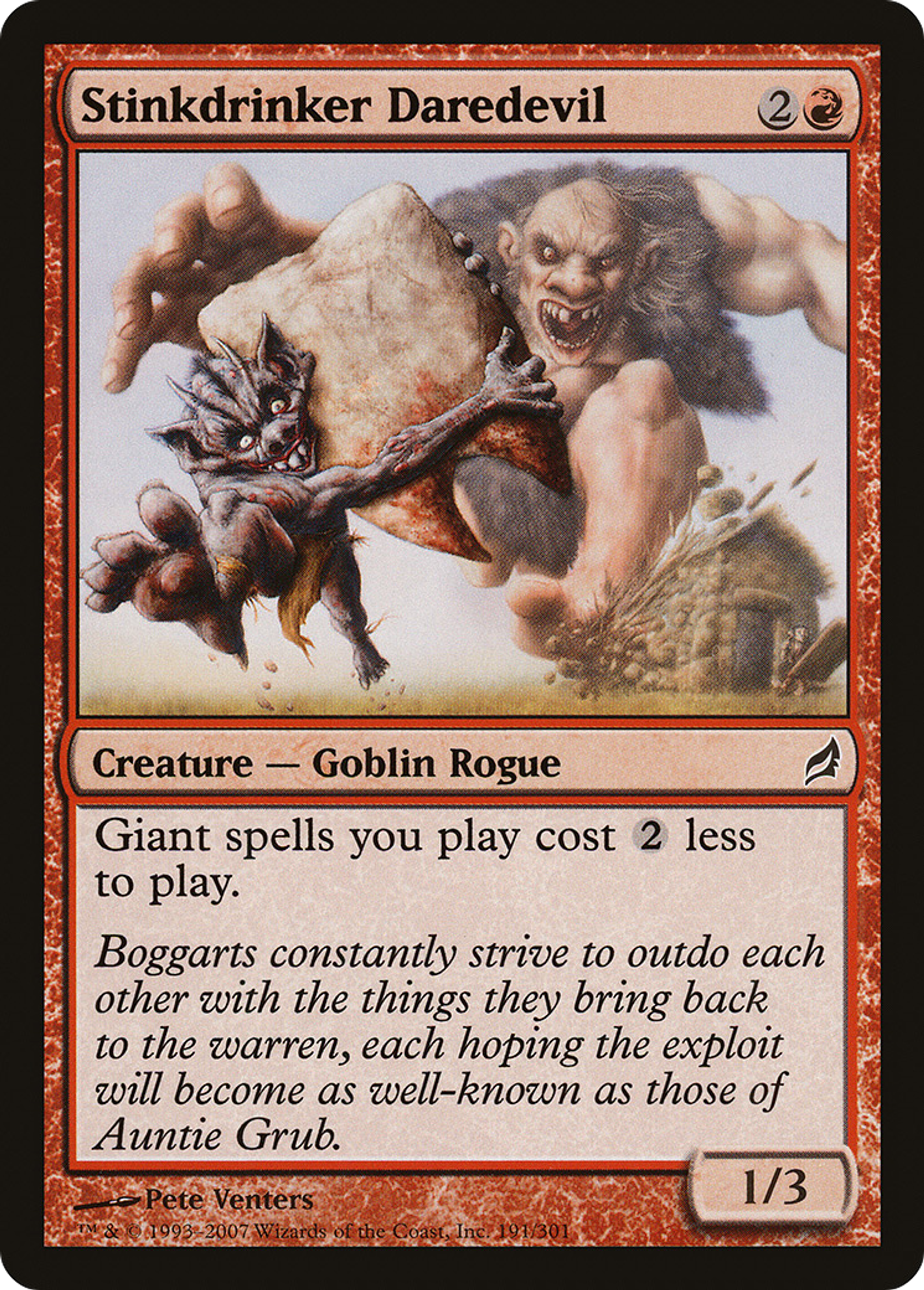 Stinkdrinker Daredevil — Lorwyn — Magic: The Gathering
