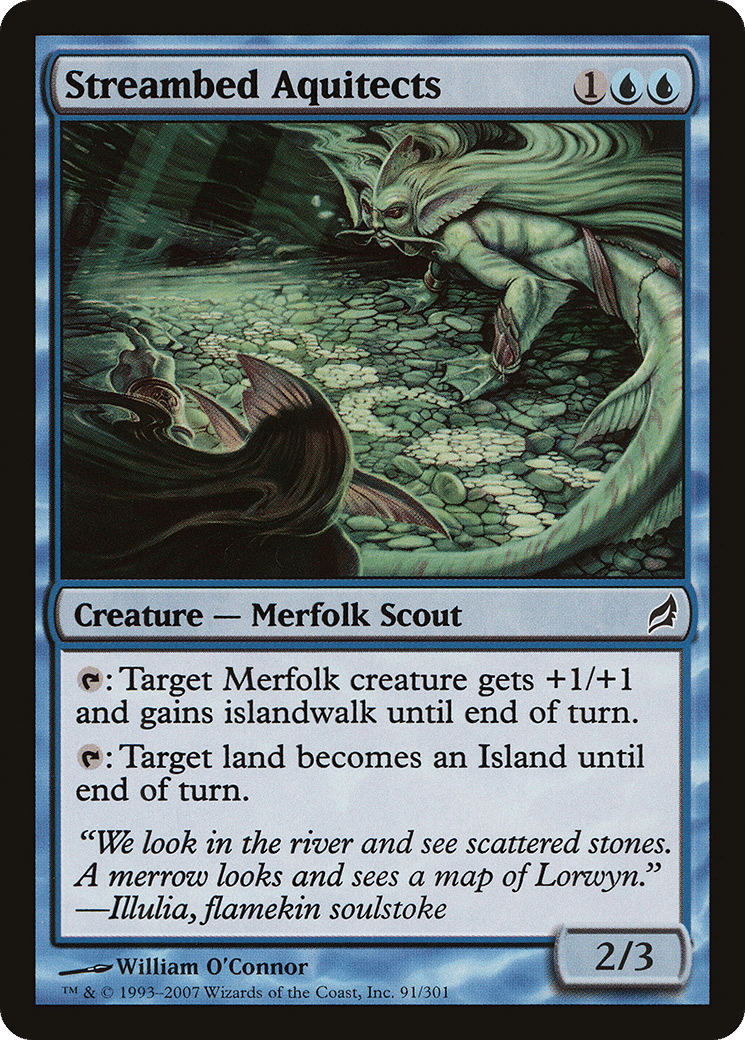 Streambed Aquitects — Lorwyn — Magic: The Gathering