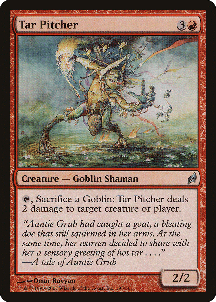 Tar Pitcher — Lorwyn — Magic: The Gathering