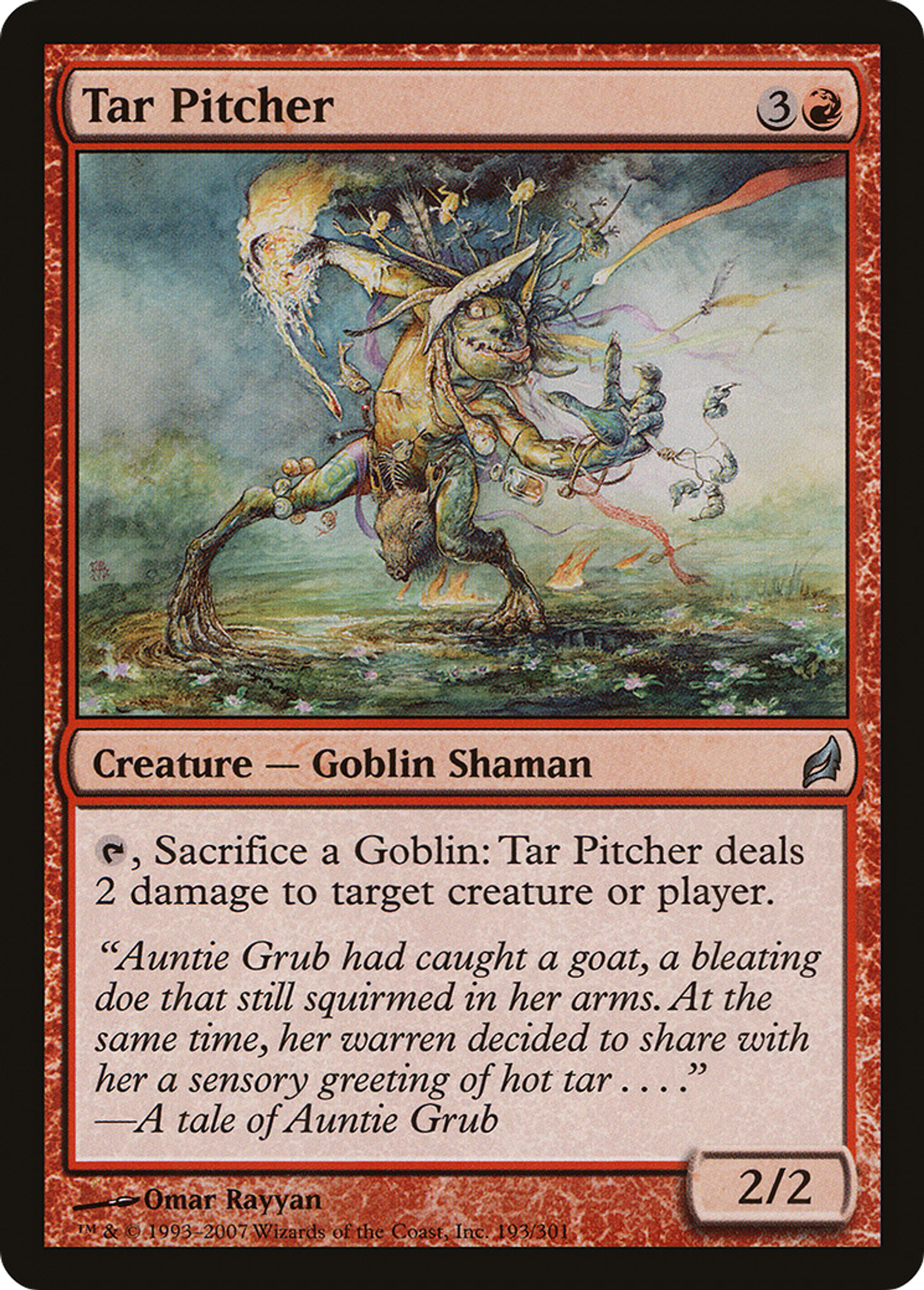 Tar Pitcher — Lorwyn — Magic: The Gathering