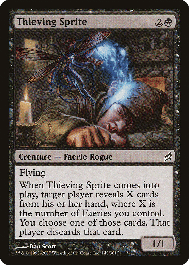Thieving Sprite — Lorwyn — Magic: The Gathering