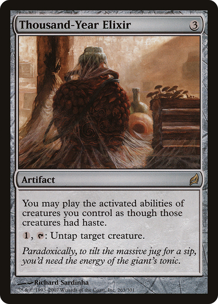 Thousand-Year Elixir — Lorwyn — Magic: The Gathering