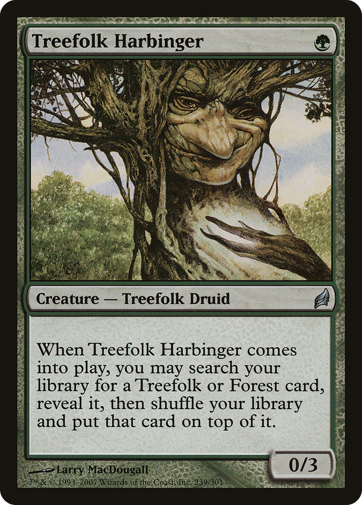 Treefolk Harbinger — Lorwyn — Magic: The Gathering