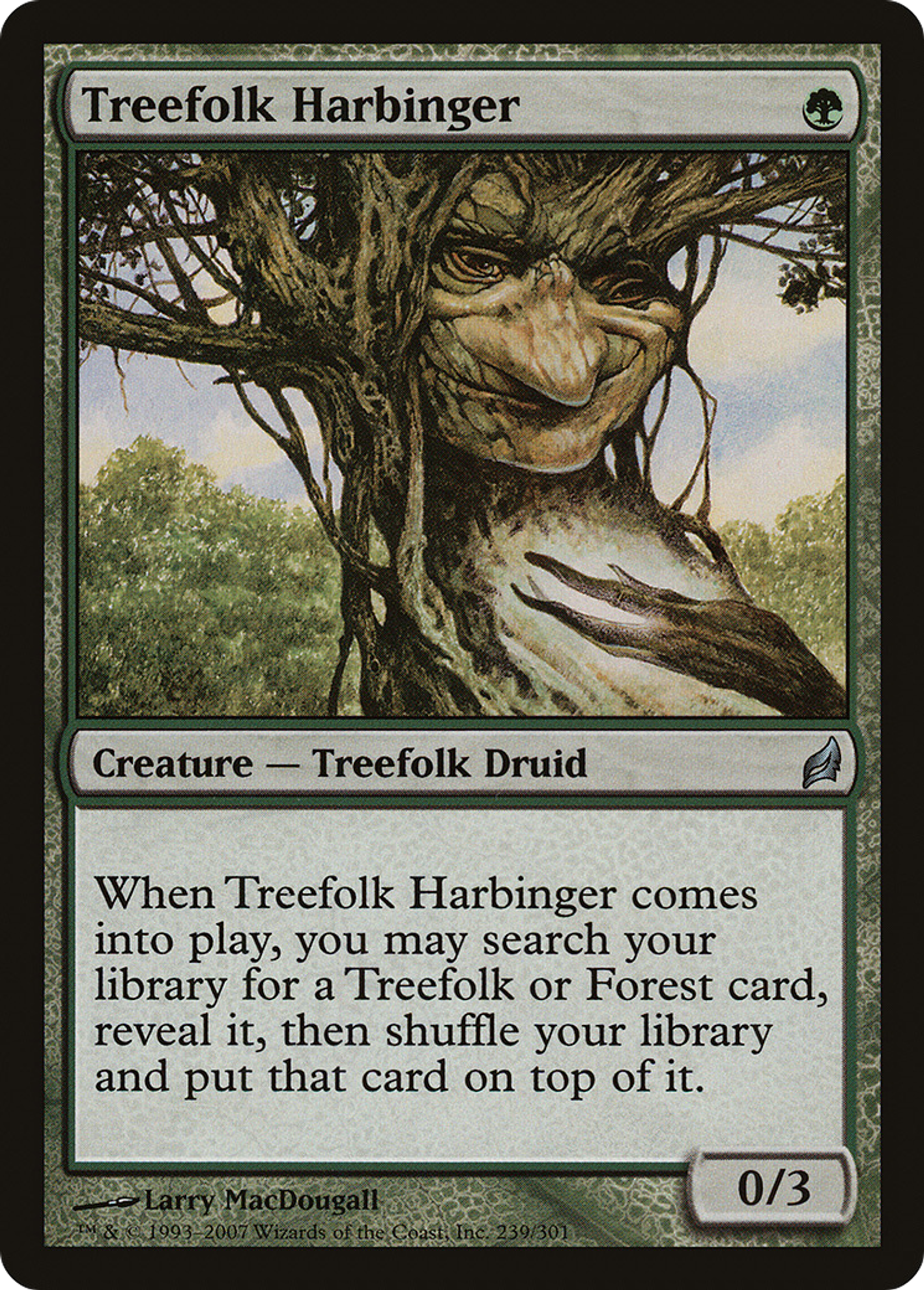 Treefolk Harbinger — Lorwyn — Magic: The Gathering
