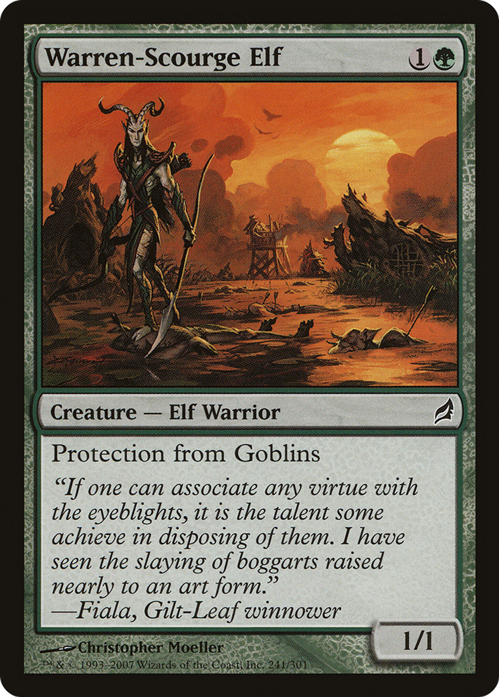 Warren-Scourge Elf — Lorwyn — Magic: The Gathering