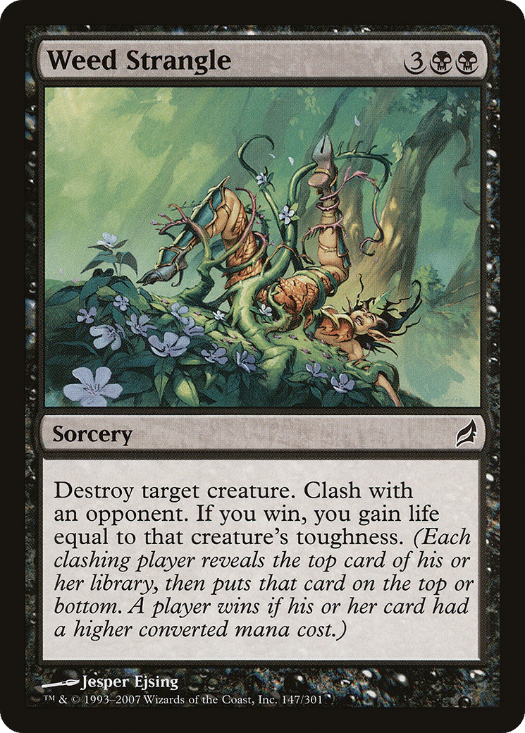 Weed Strangle — Lorwyn — Magic: The Gathering