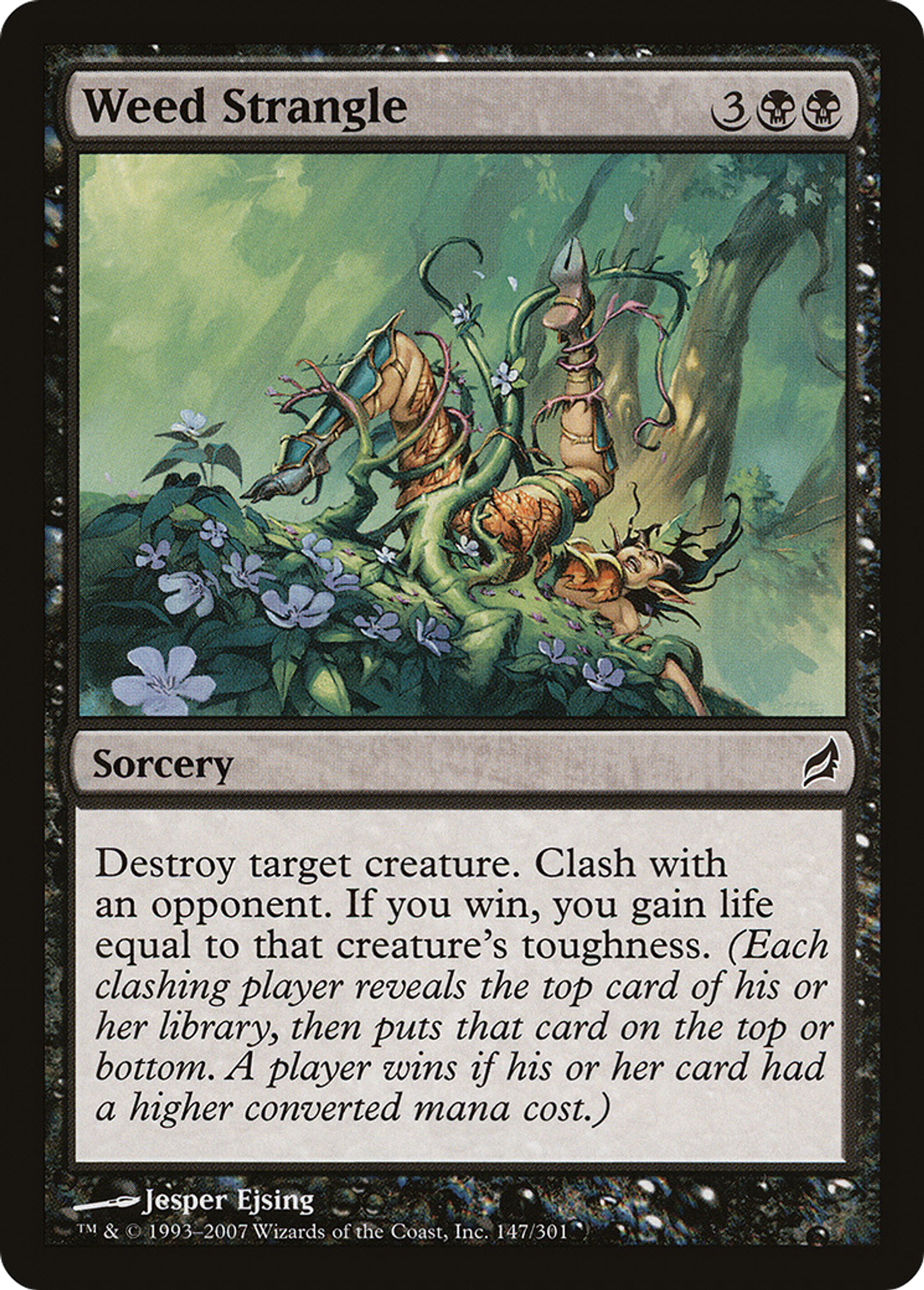 Weed Strangle — Lorwyn — Magic: The Gathering