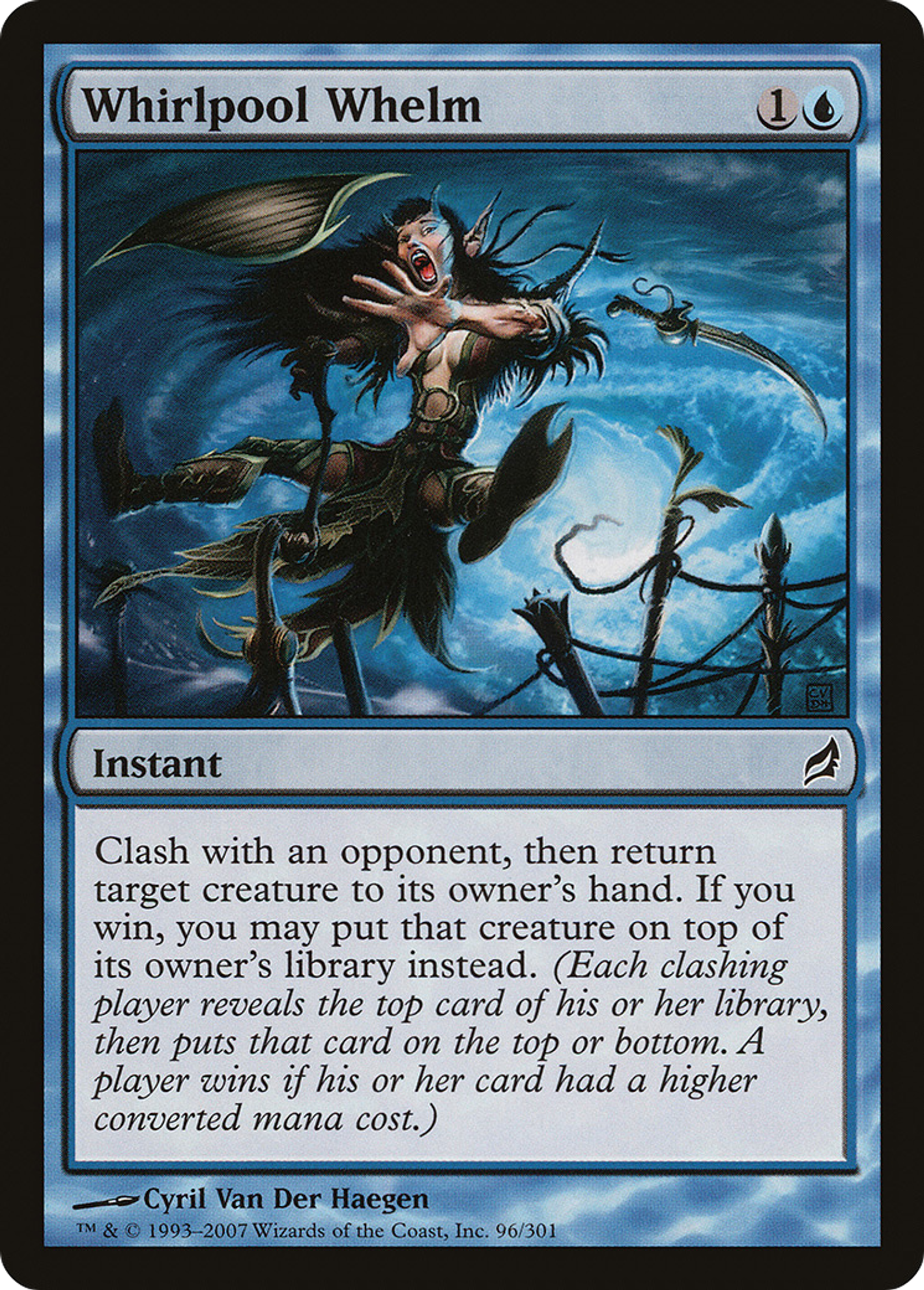 Submersion dans le tourbillon — Lorwyn — Magic: The Gathering