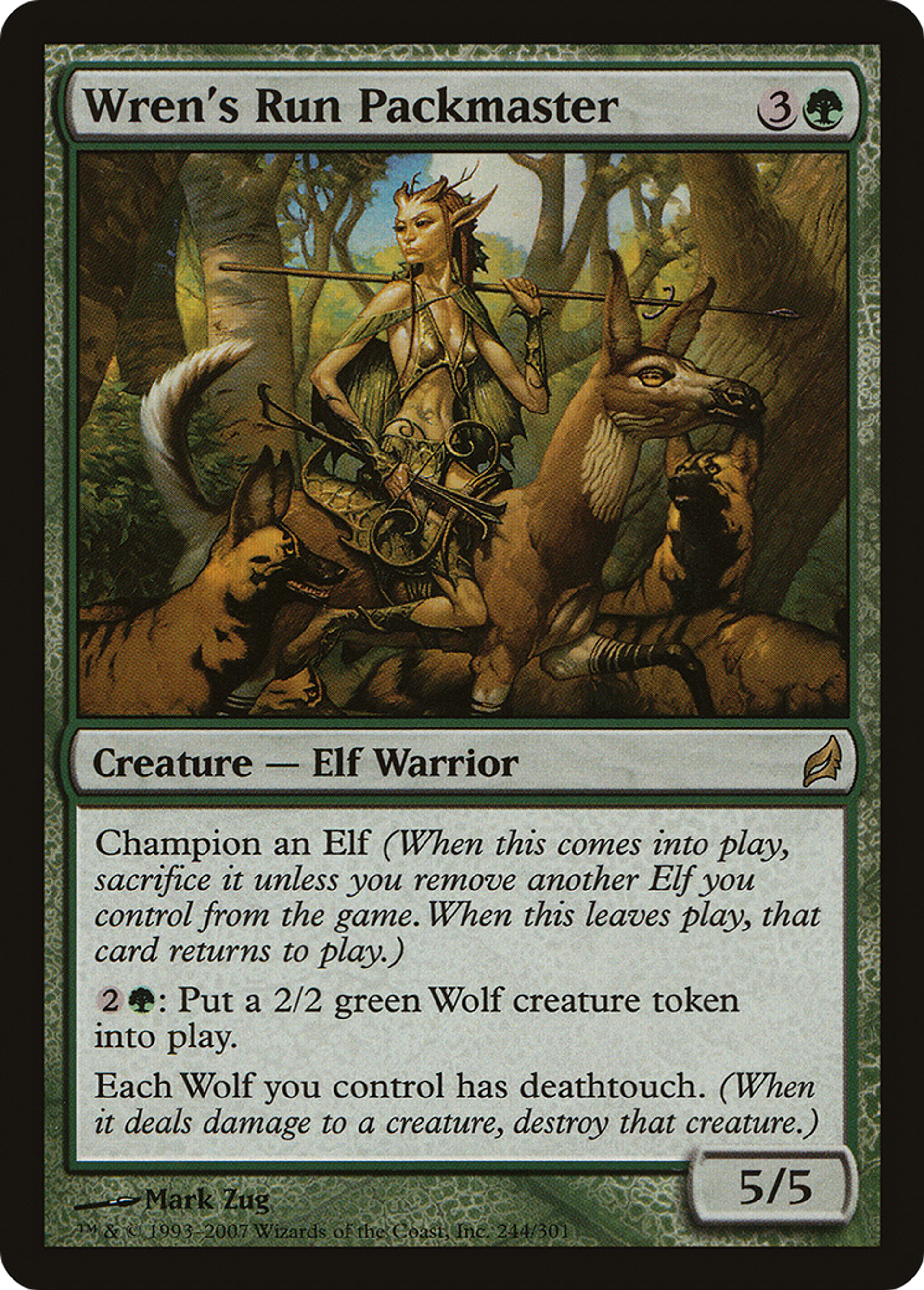 Wren's Run Packmaster — Lorwyn — Magic: The Gathering