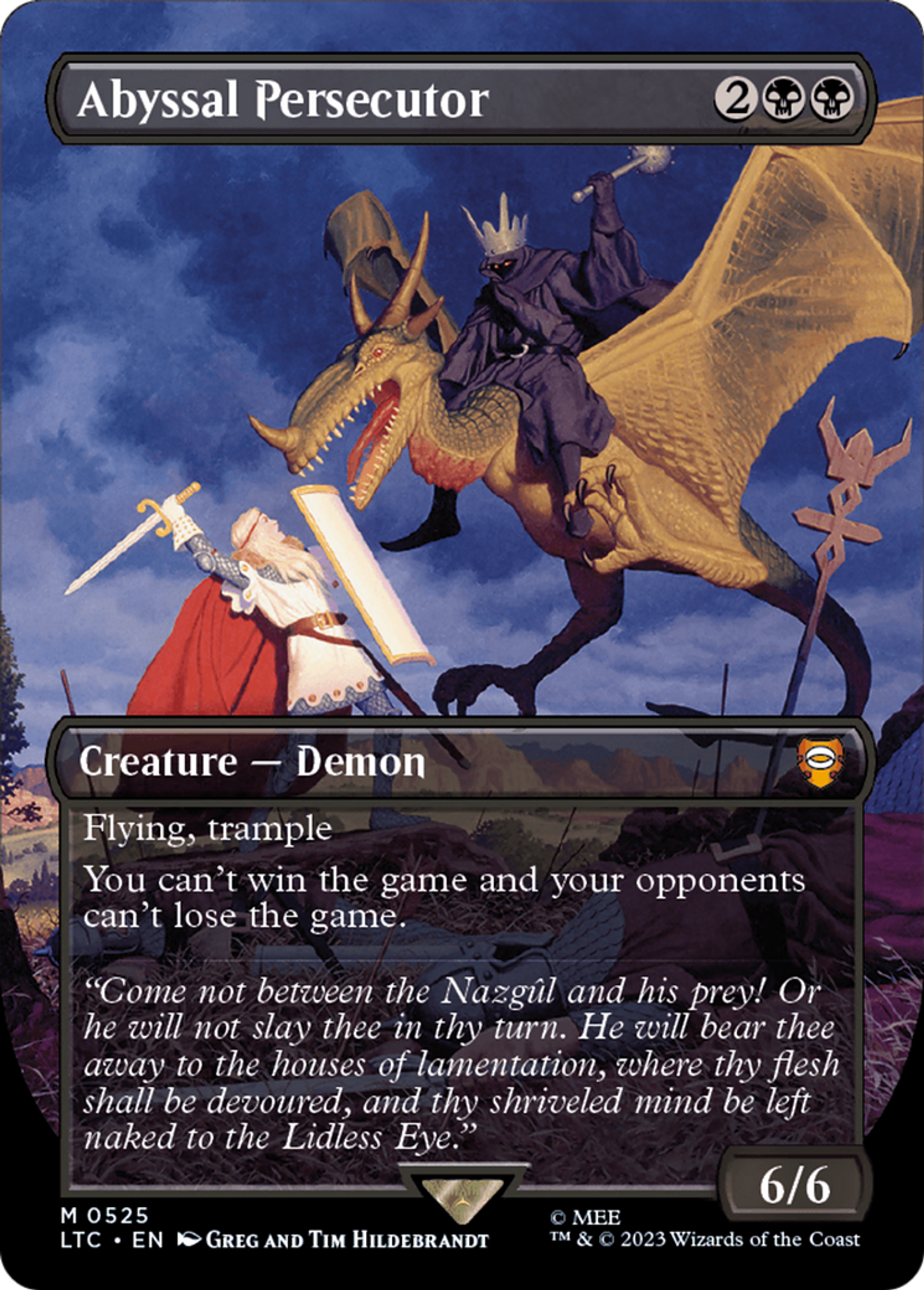 Abyssal Persecutor — Tales of Middle-earth Commander — Magic: The Gathering