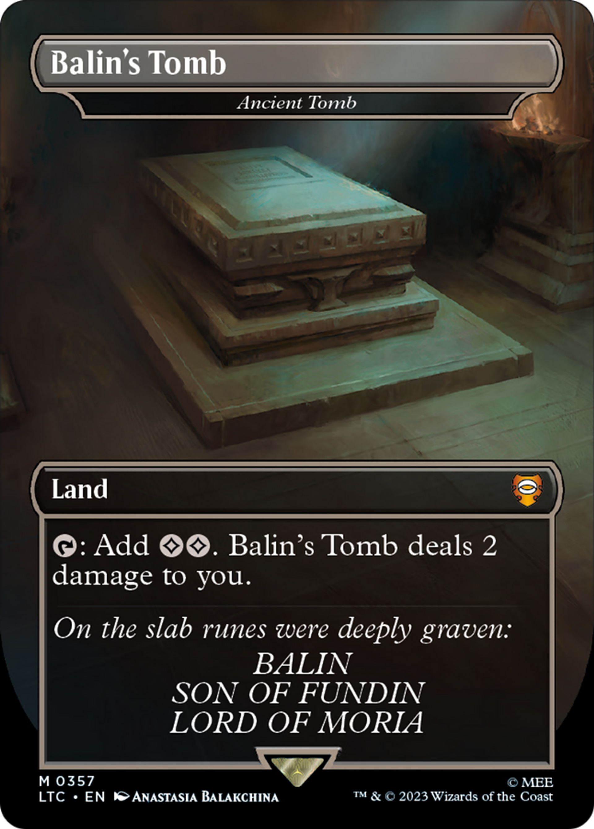 Ancient Tomb — Tales of Middle-earth Commander — Magic: The Gathering